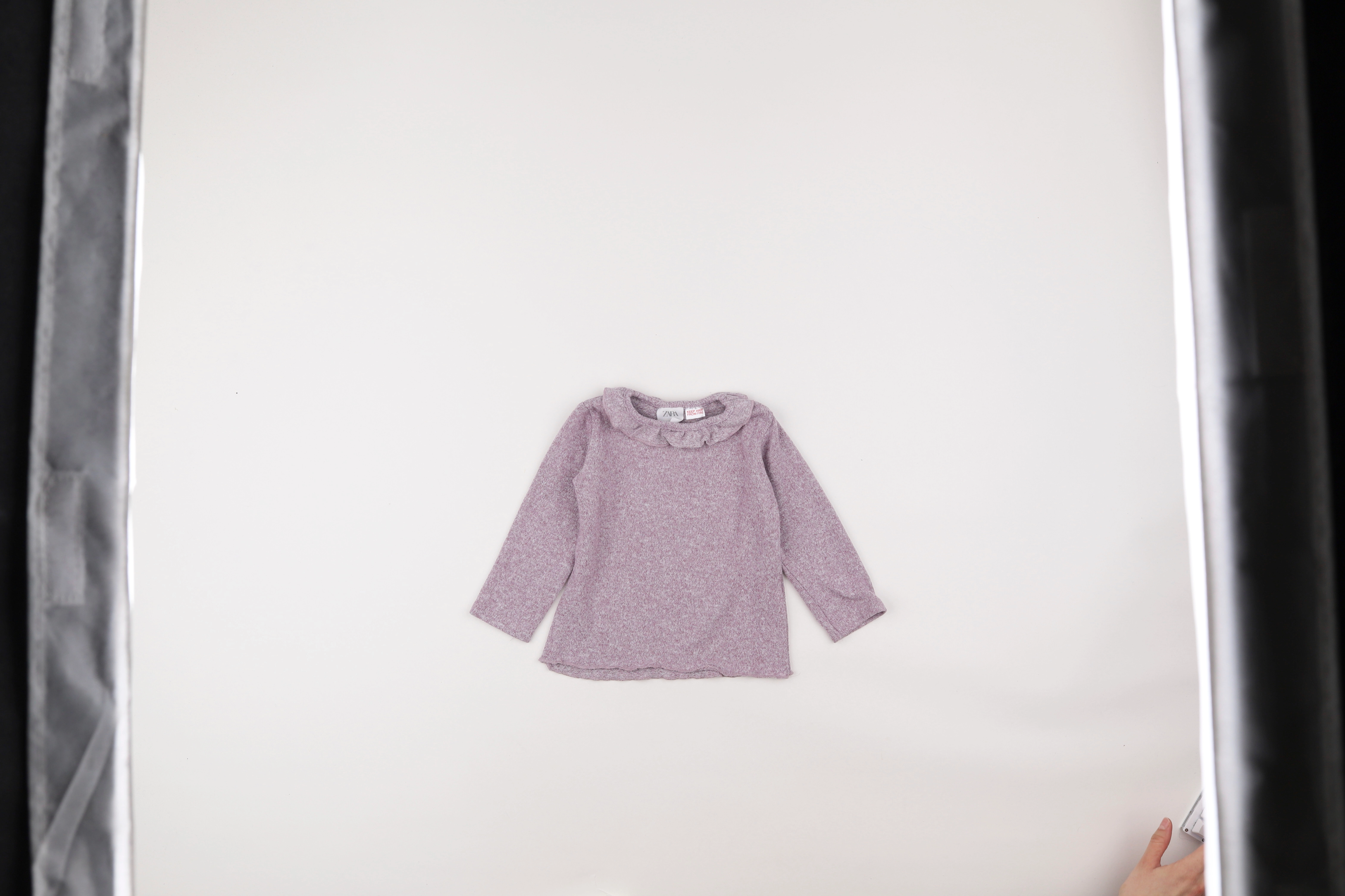 Zara - tee-shirt violet - 12/18 mois