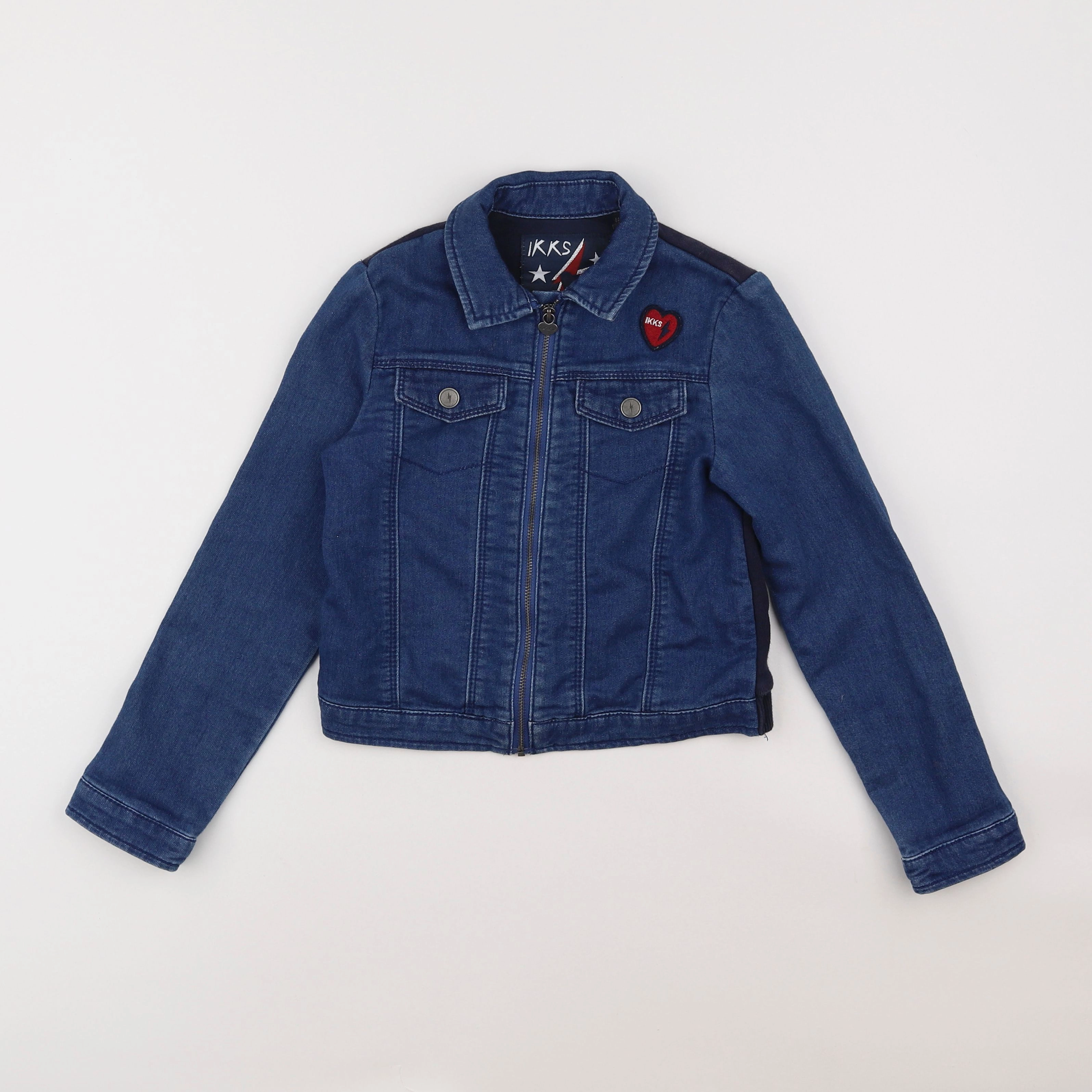 IKKS - veste bleu - 8 ans