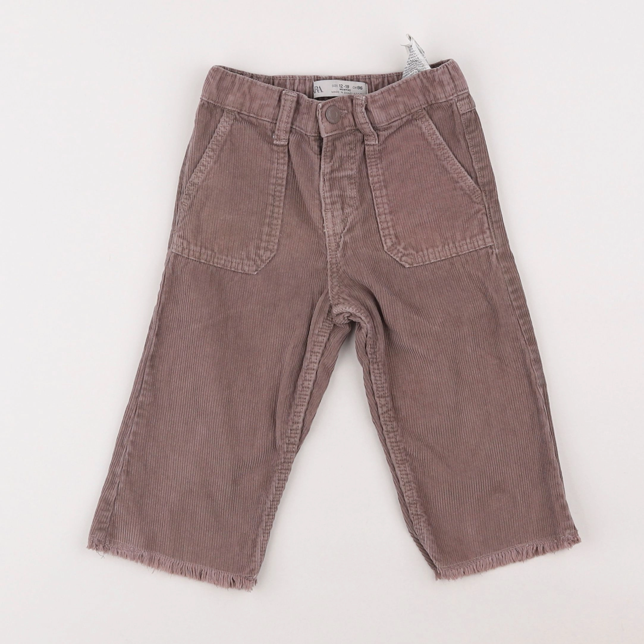 Zara - pantalon marron - 12/18 mois