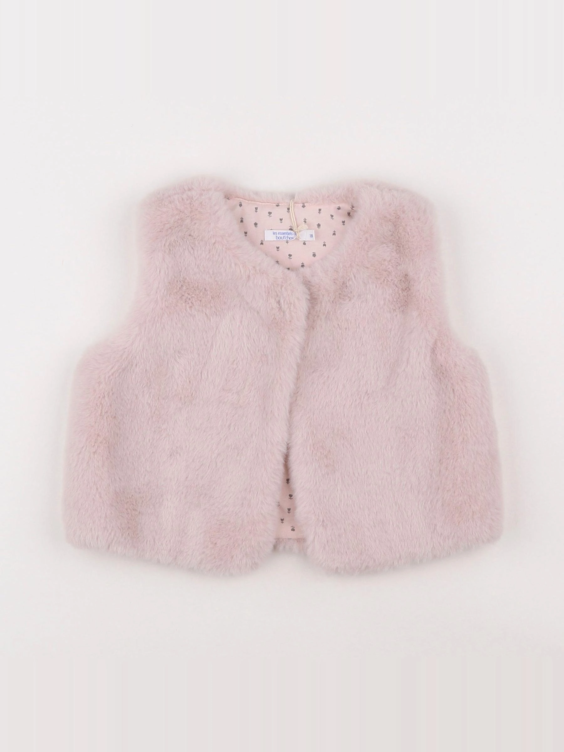 Boutchou - gilet rose - 18 mois