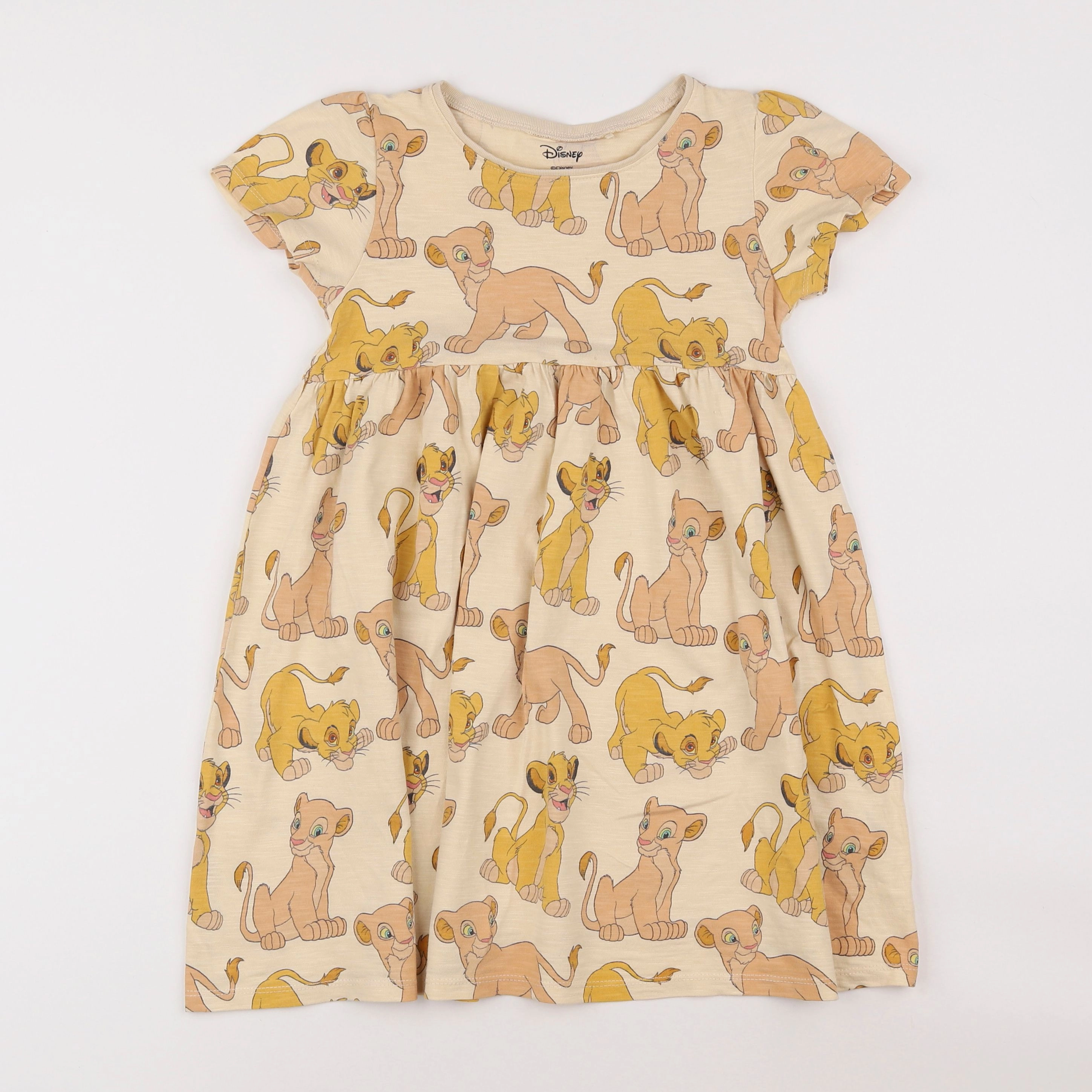 Next - robe beige - 6/7 ans