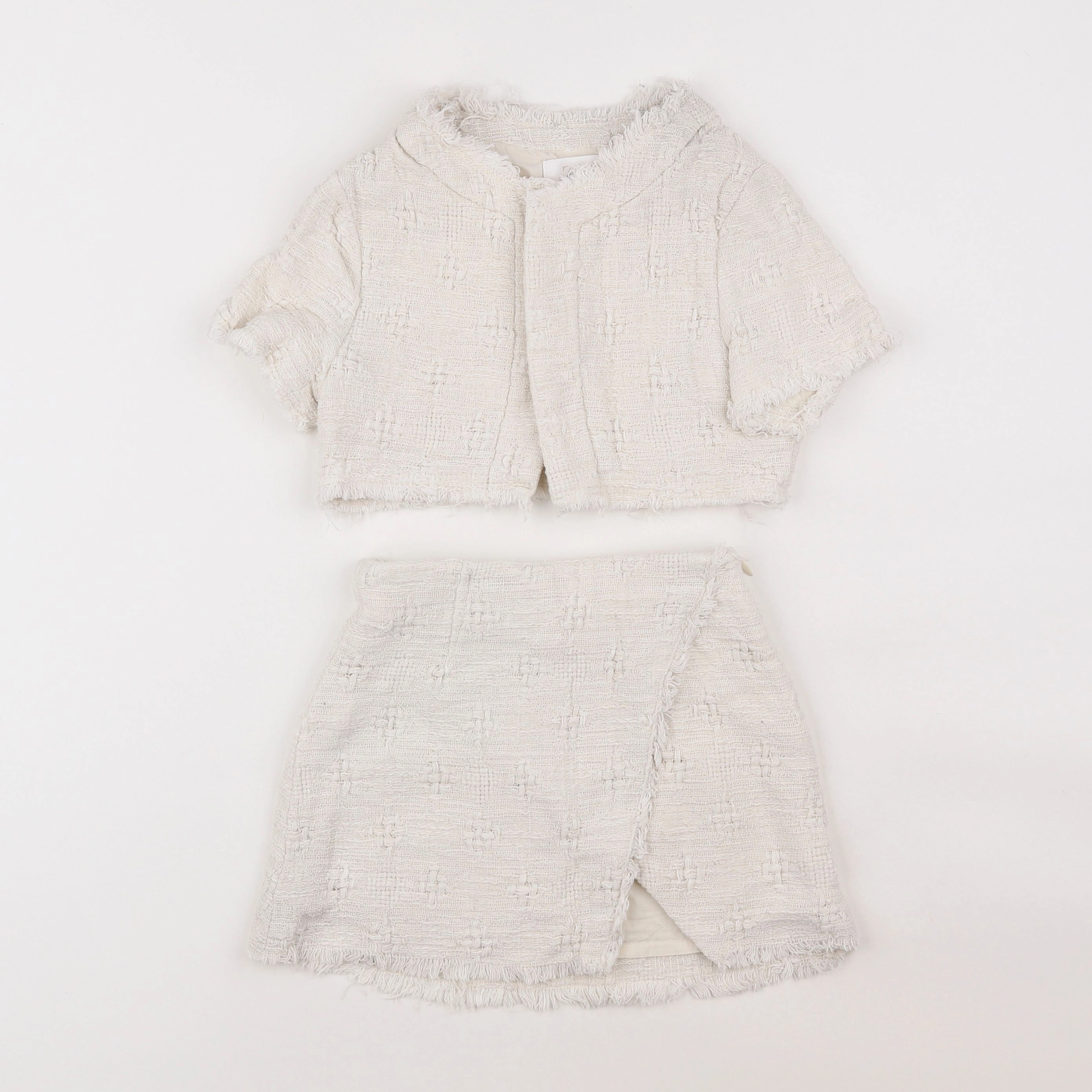 Zara - ensemble beige - 7 ans