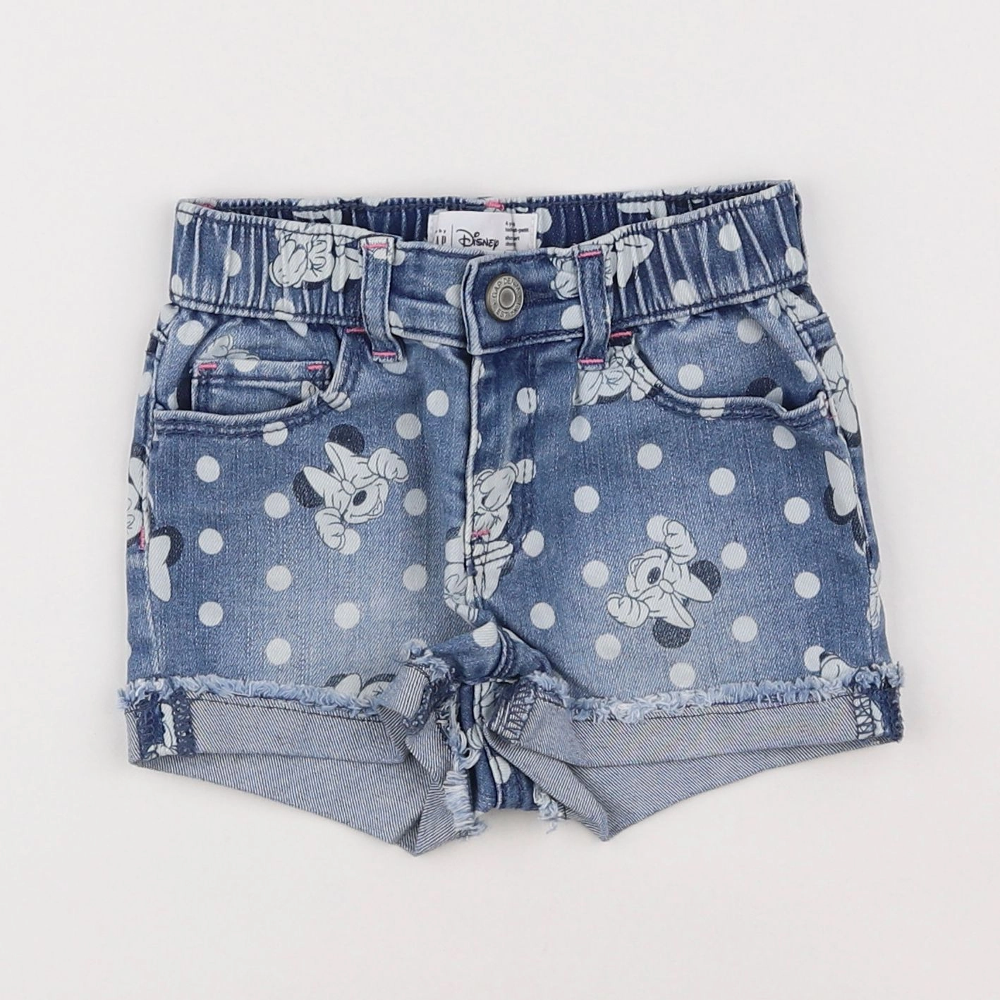 GAP - short bleu - 4 ans