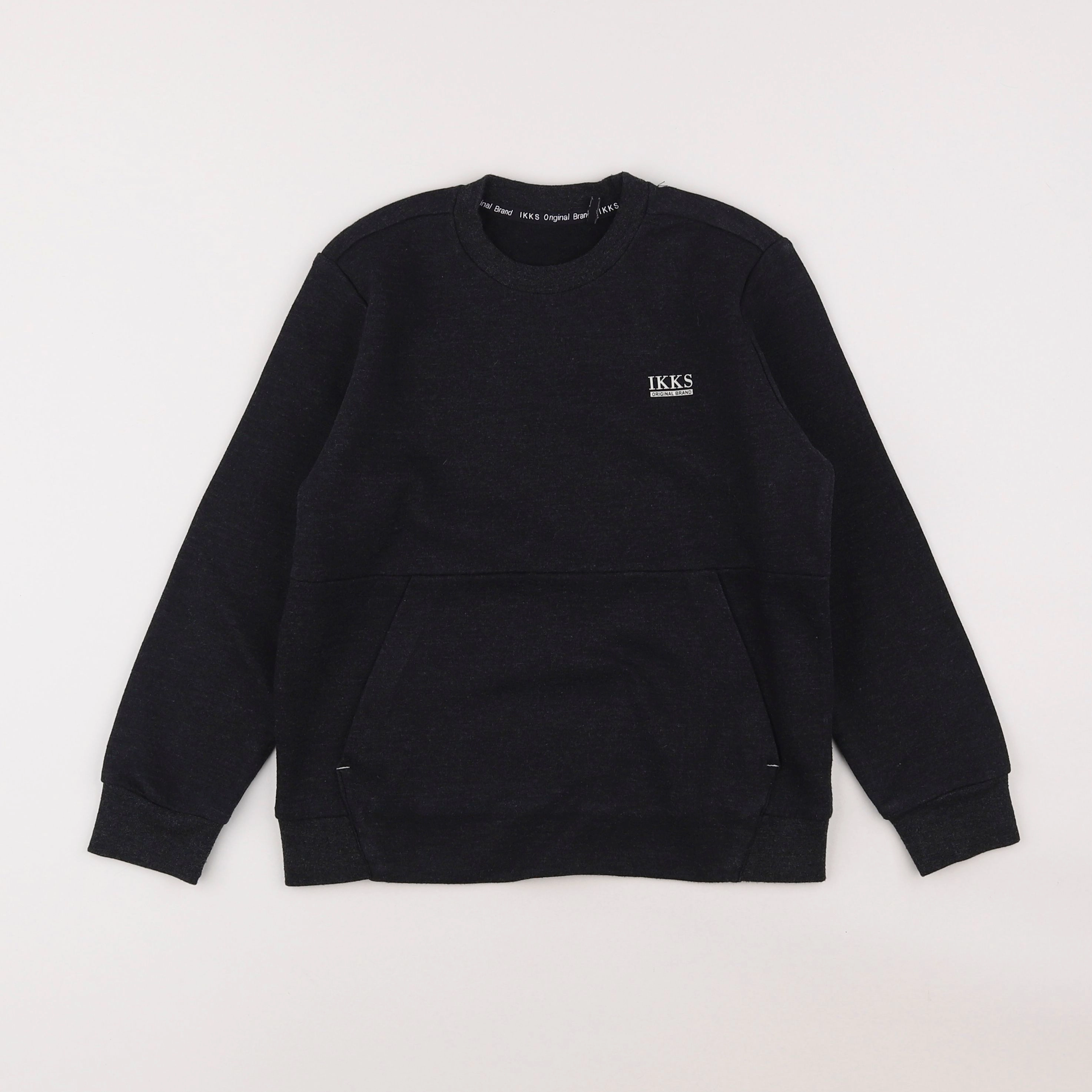 IKKS - sweat gris - 8 ans