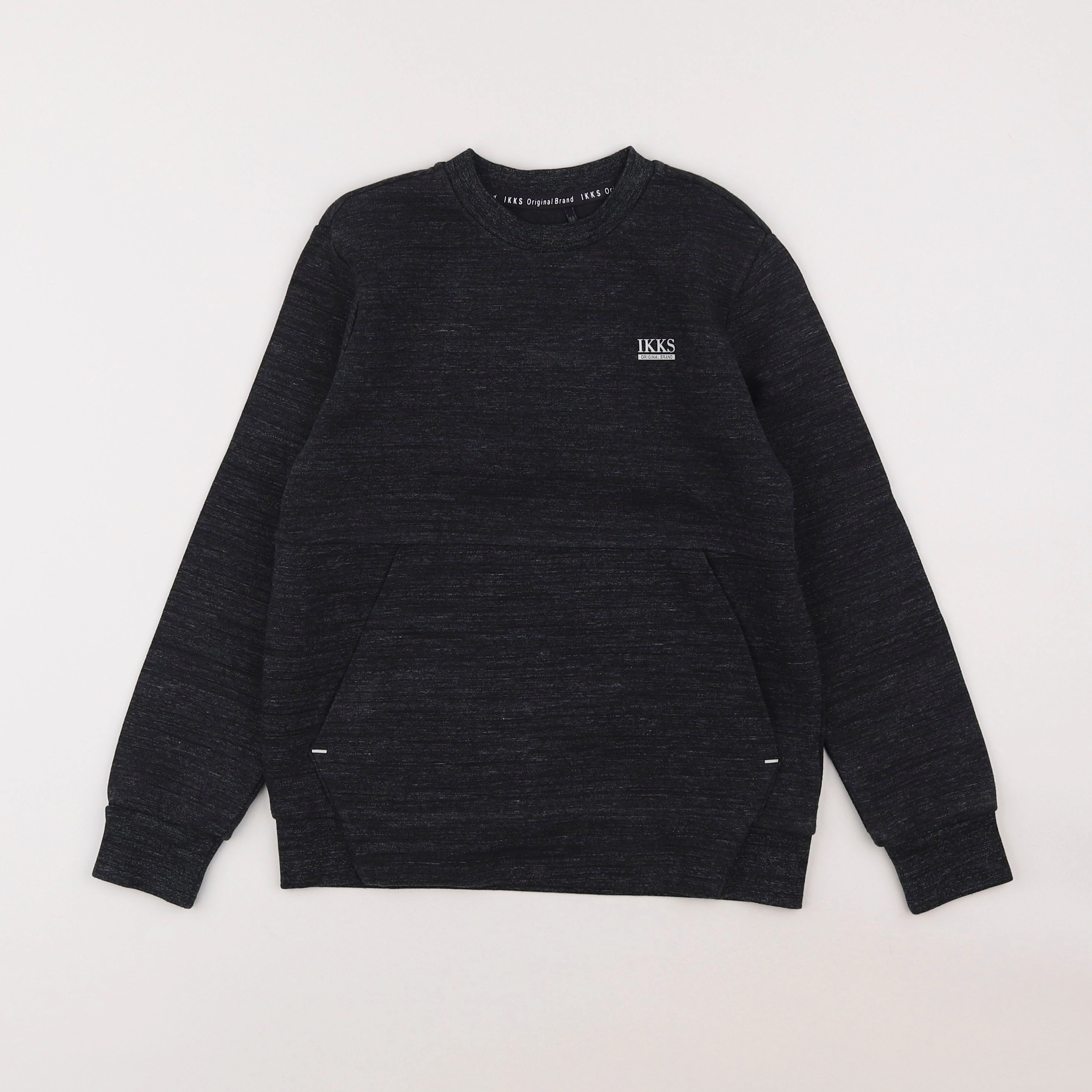 IKKS - sweat gris - 8 ans