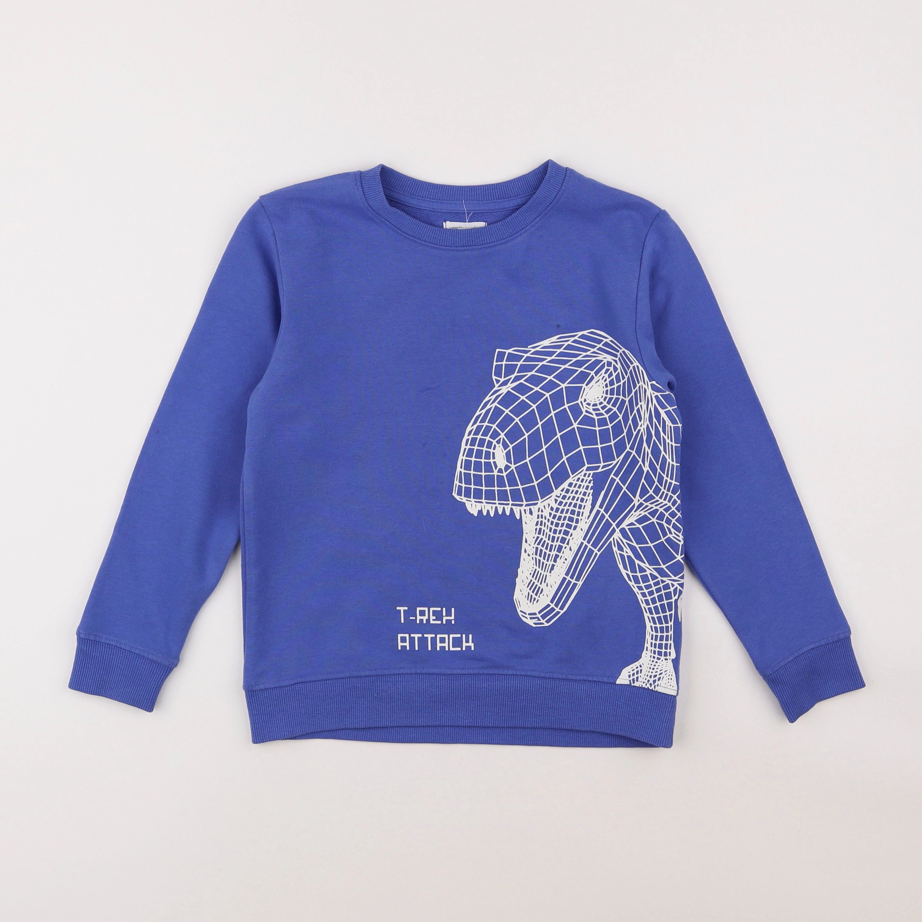 Vertbaudet - sweat bleu - 8 ans