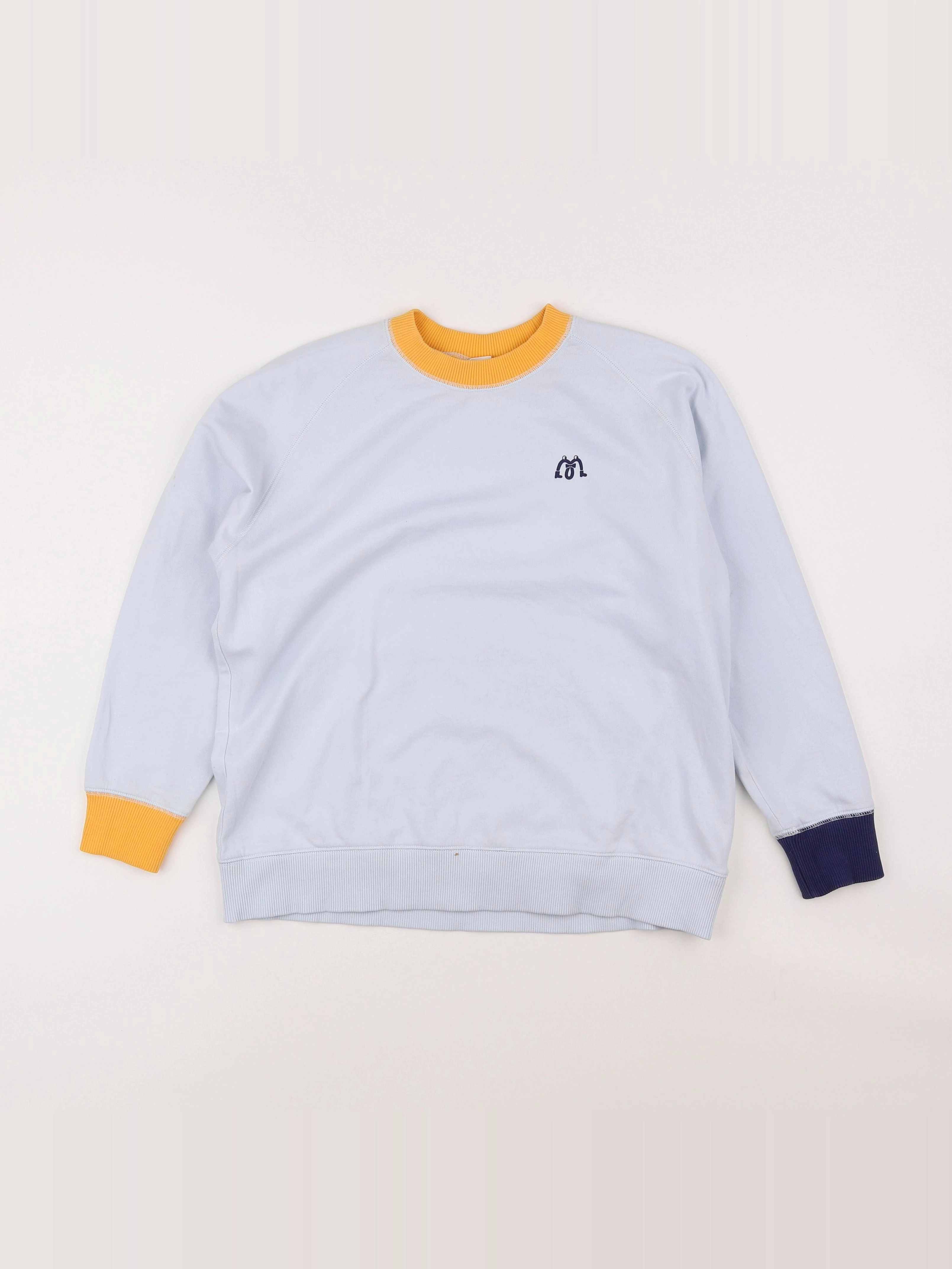 Les Marsiens - sweat bleu - 10 ans