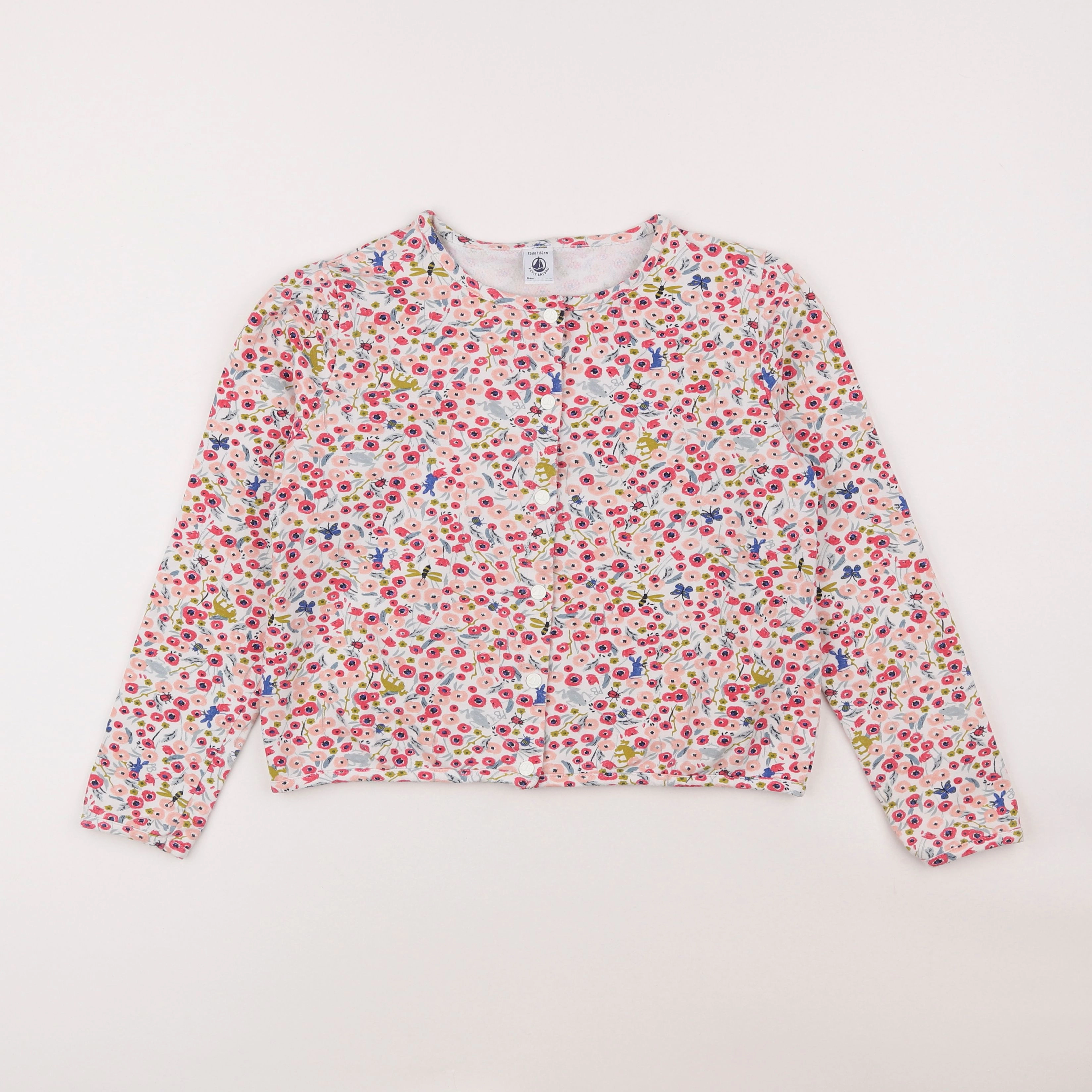 Petit Bateau - sweat multicolore - 12 ans