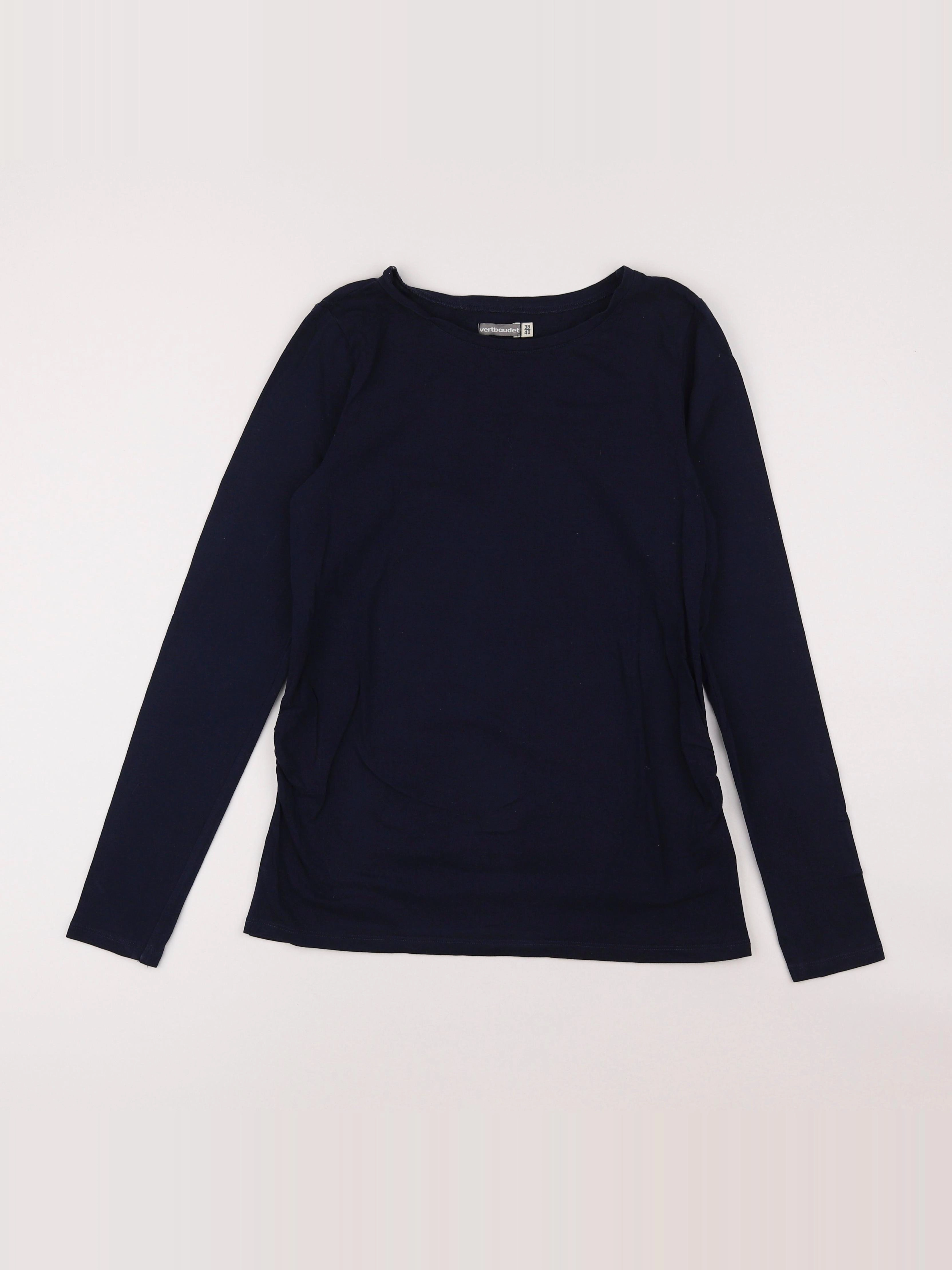 Vertbaudet - tee-shirt grossesse bleu - 38 à 40