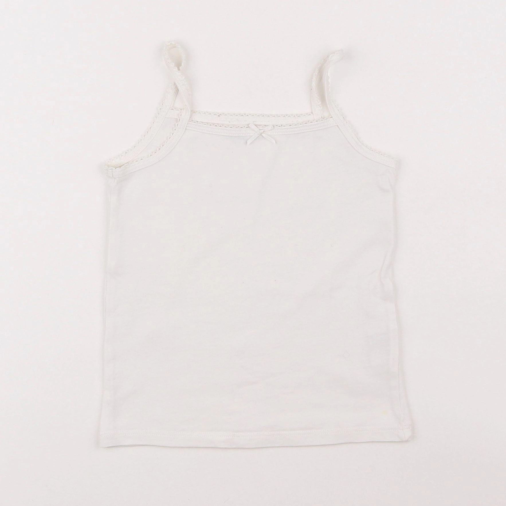 Vertbaudet - maillot de corps blanc - 4 ans