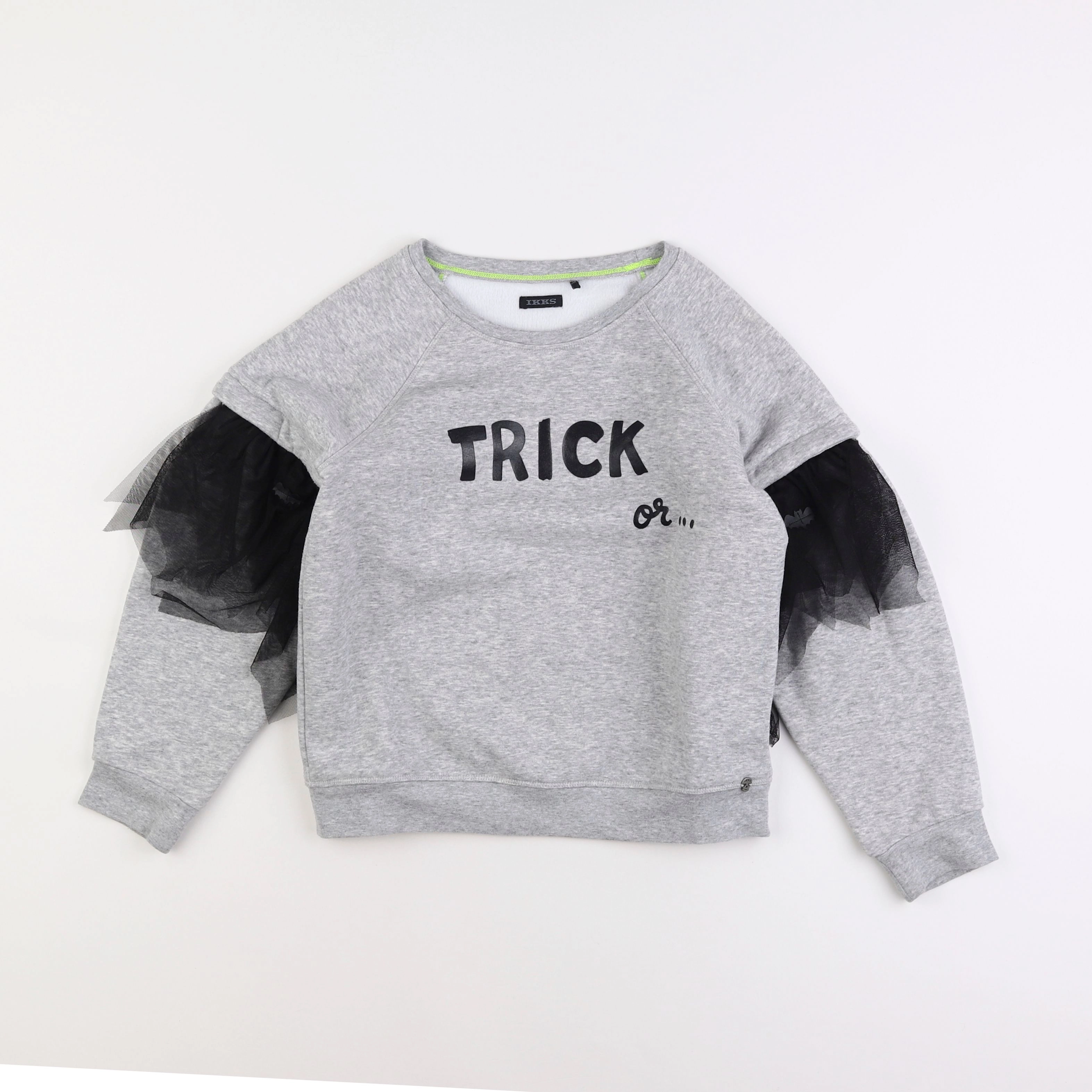 IKKS - sweat gris - 10 ans