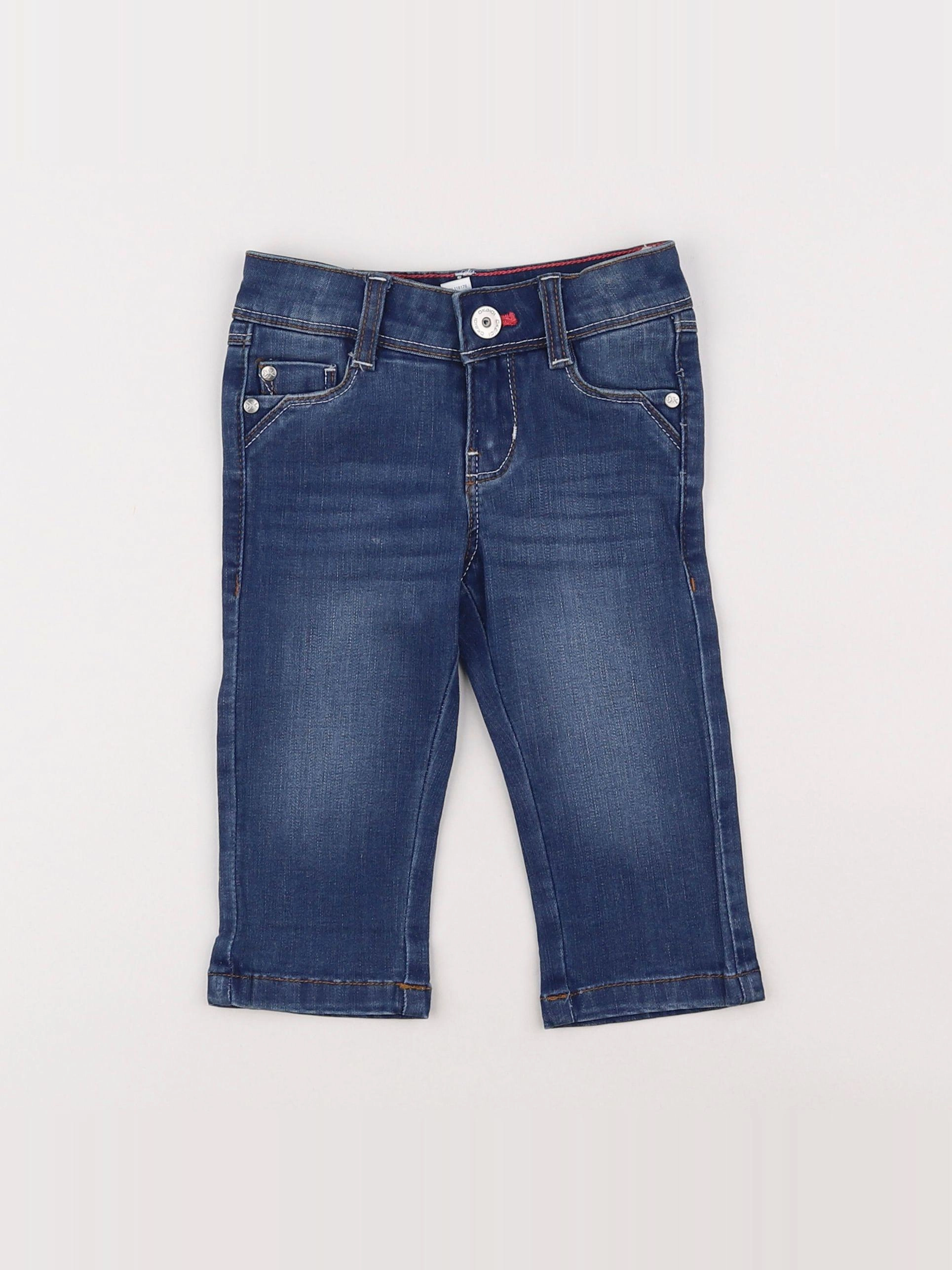Okaidi - pantacourt bleu - 2 ans