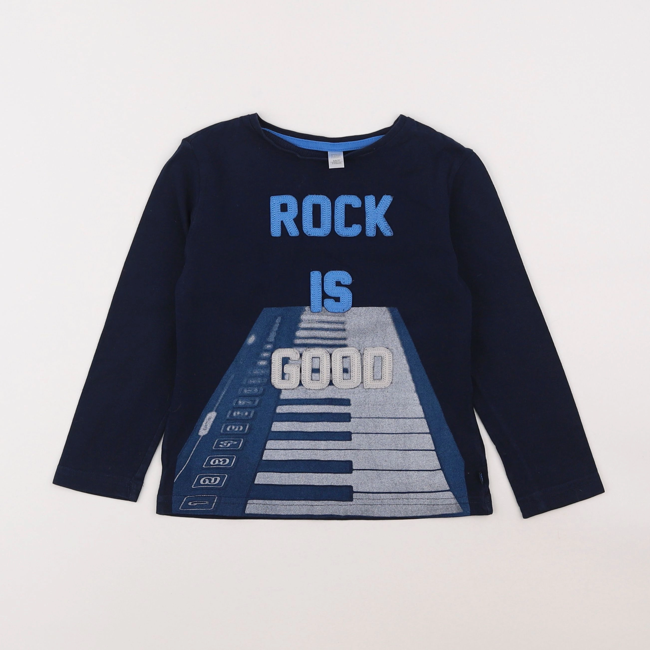 Okaidi - tee-shirt bleu - 5 ans