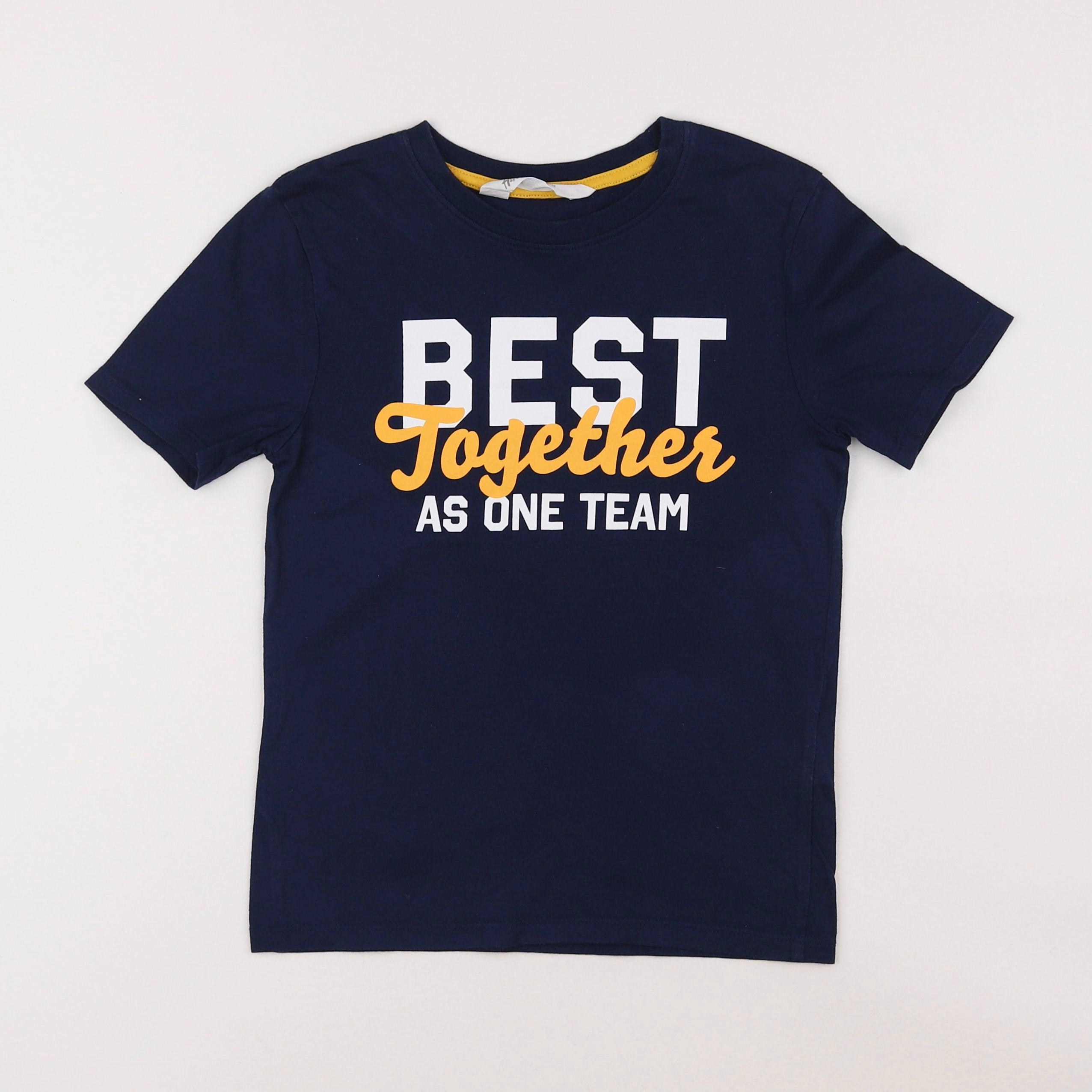 H&M - tee-shirt bleu - 6/8 ans