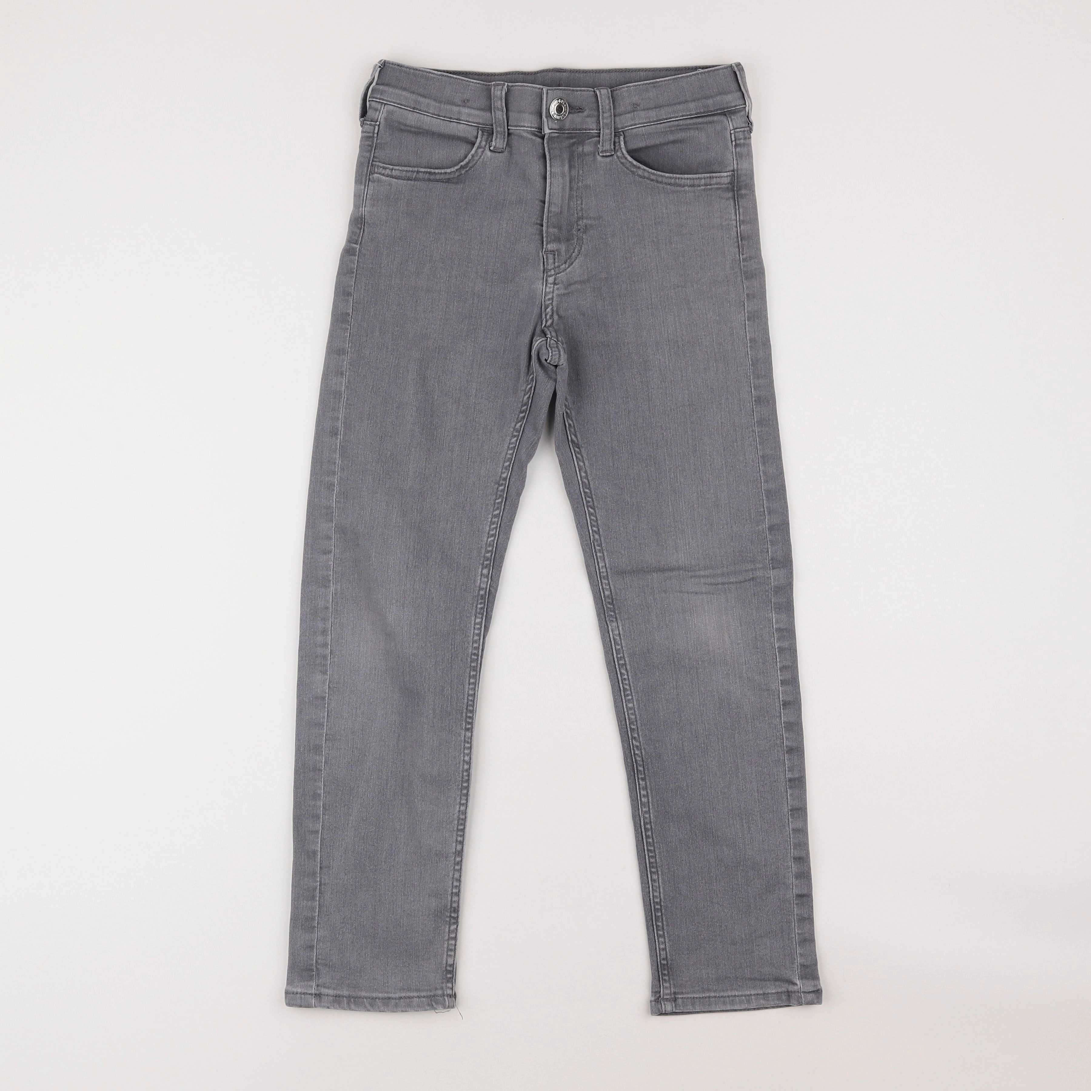 H&M - jean gris - 8/9 ans