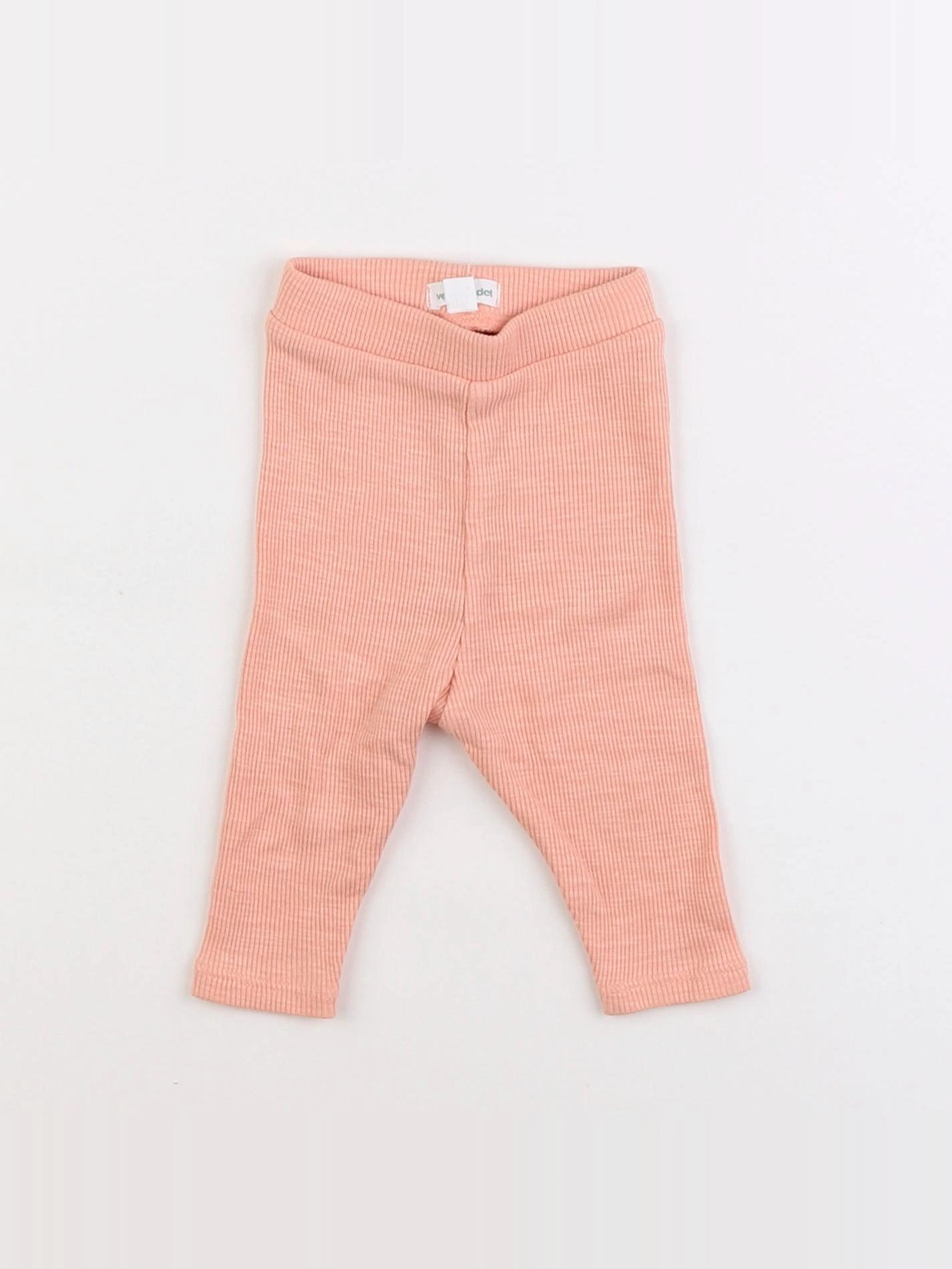 Vertbaudet - legging orange - 3 mois