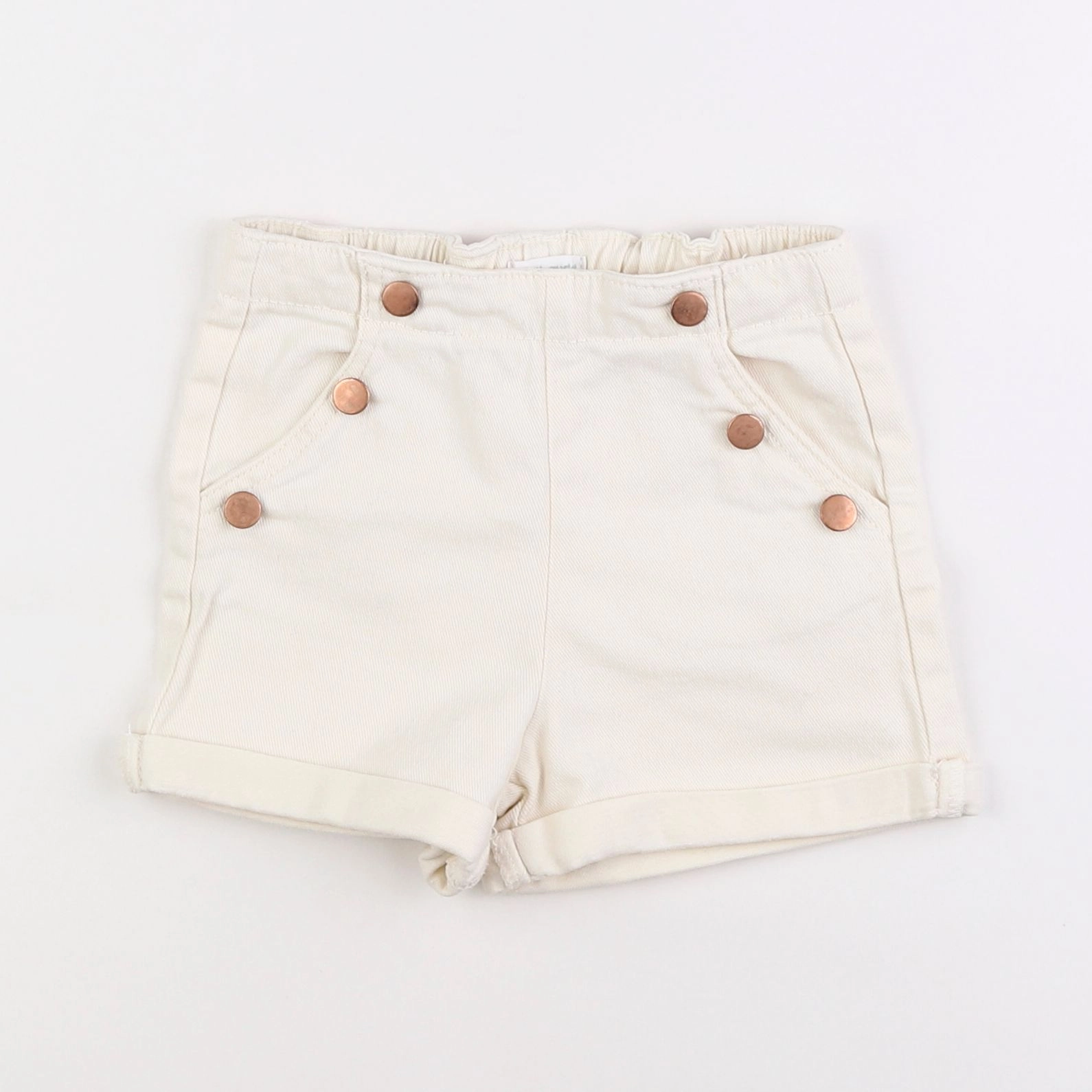 Vertbaudet - short blanc - 5 ans