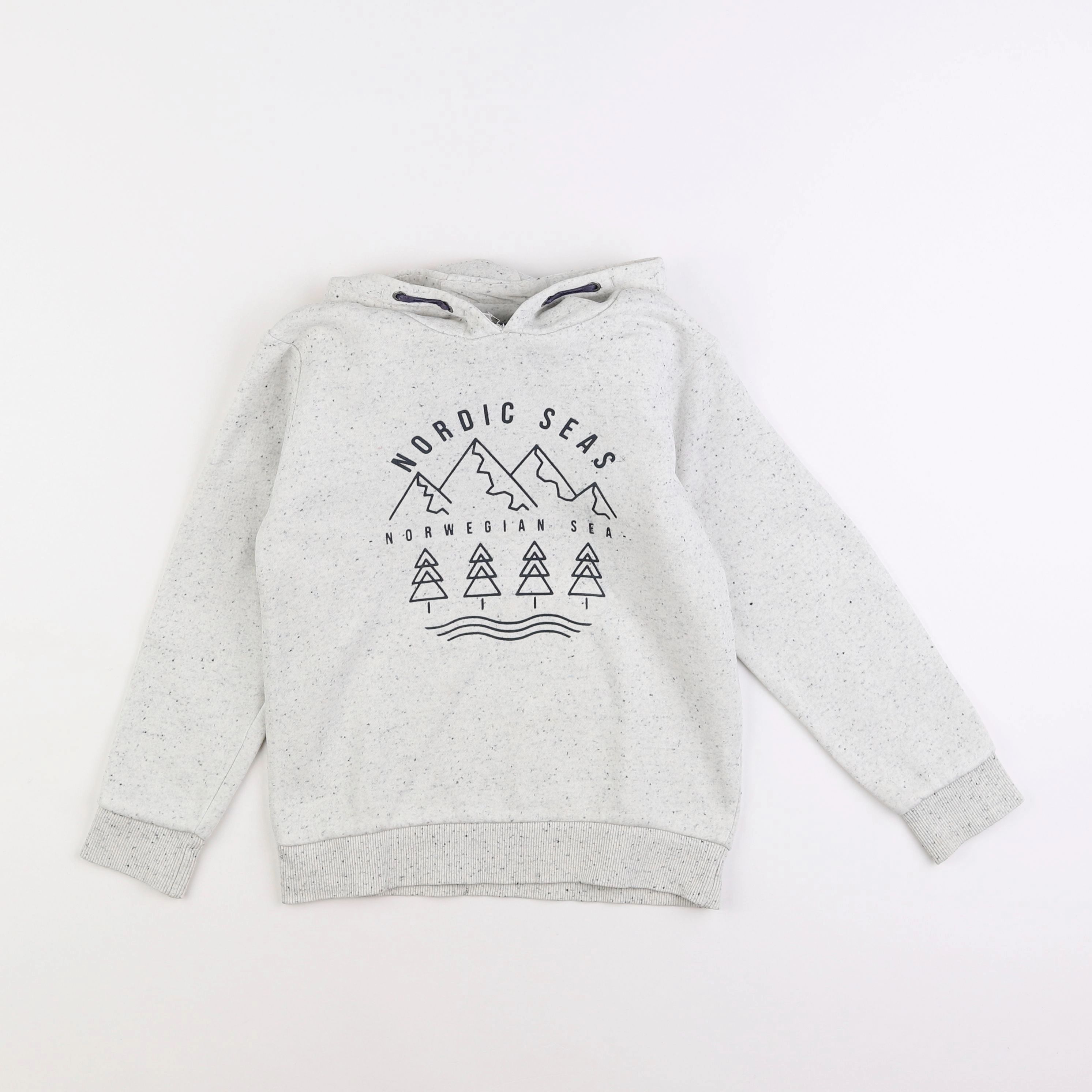 Vertbaudet - sweat gris - 8 ans