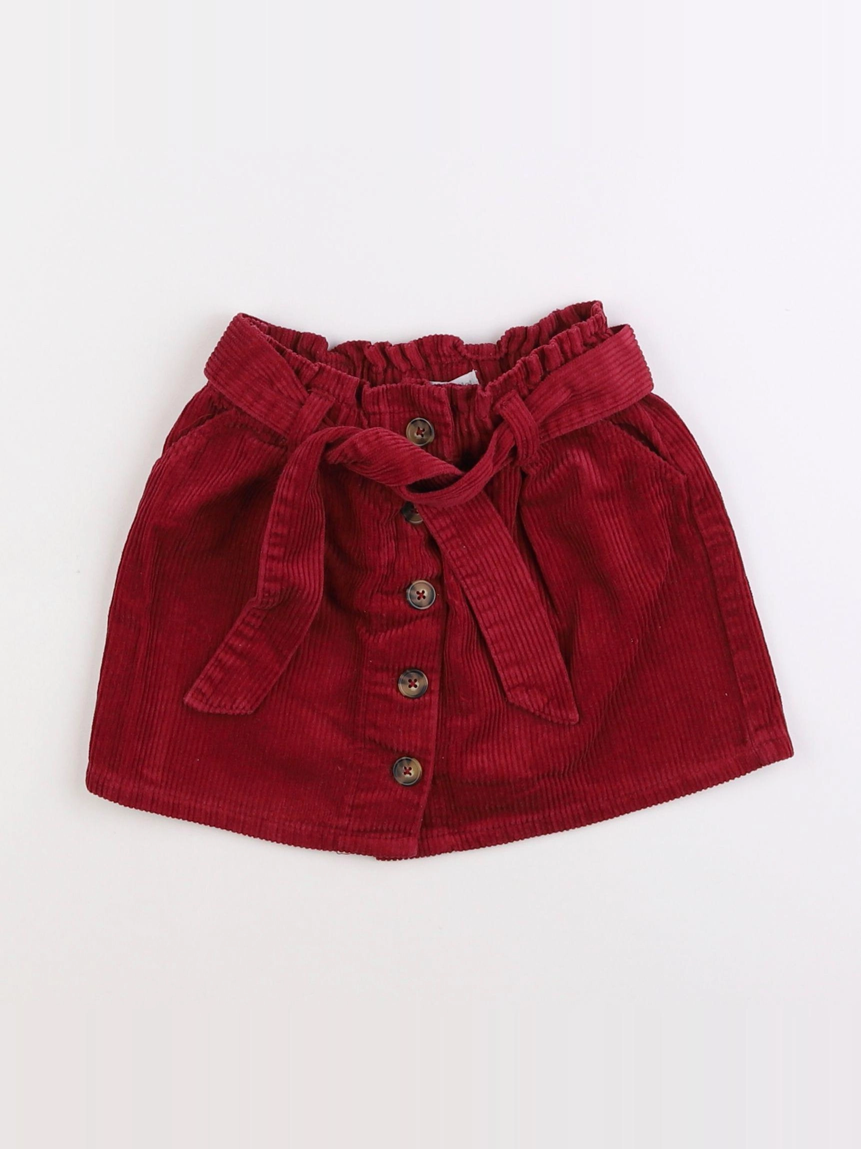 Vertbaudet - jupe rouge - 5 ans