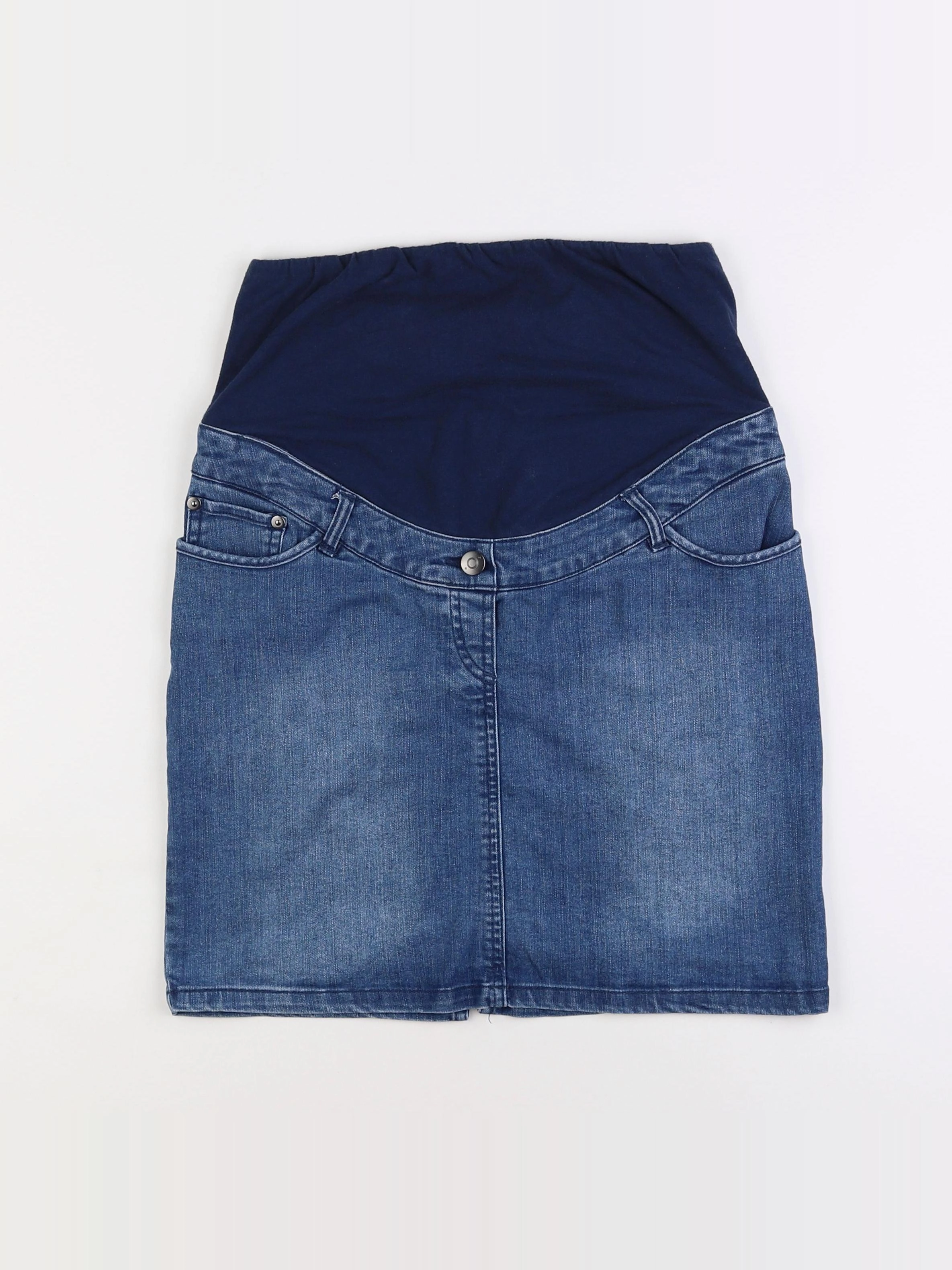 Vertbaudet - jupe grossesse bleu - 36
