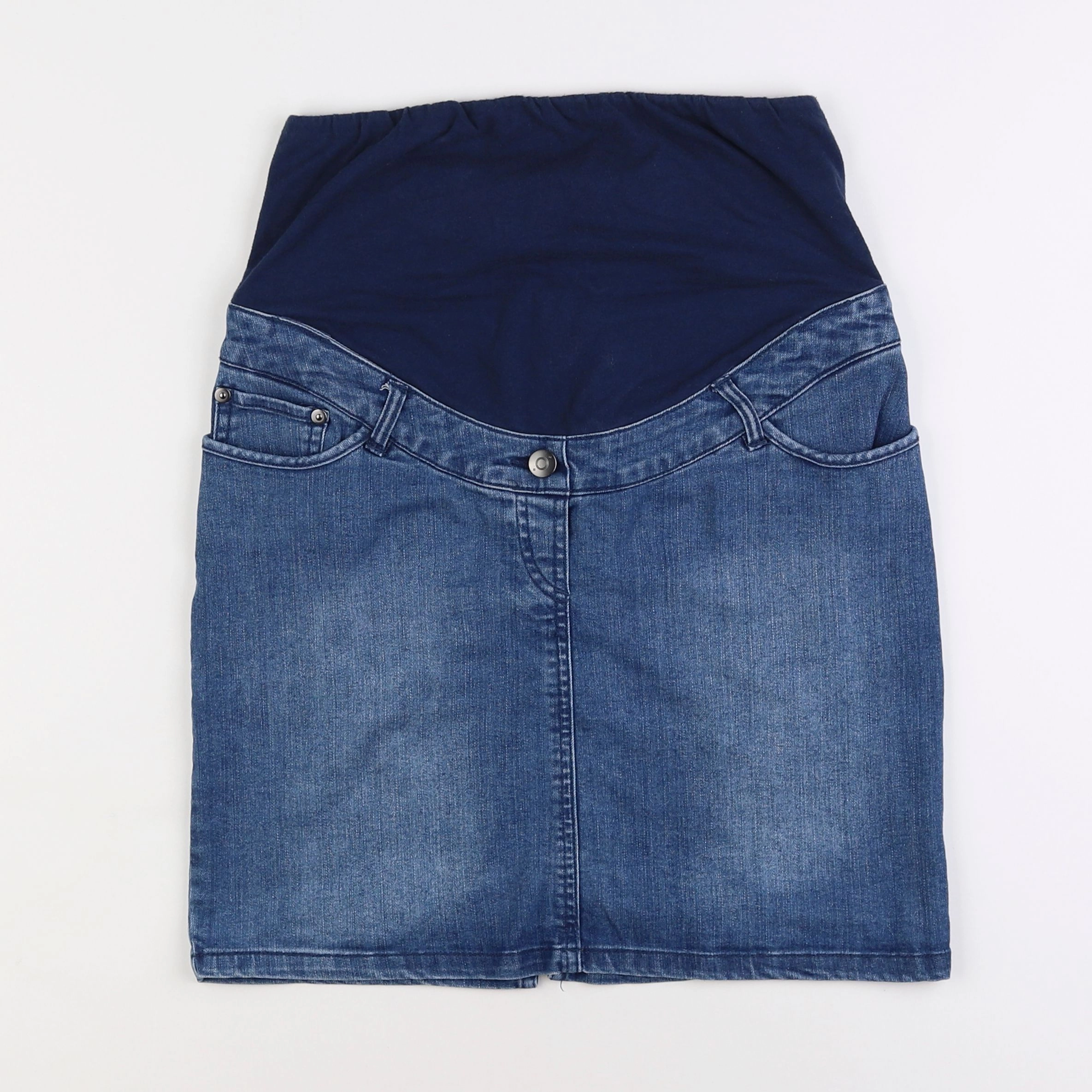 Vertbaudet - jupe grossesse bleu - 36