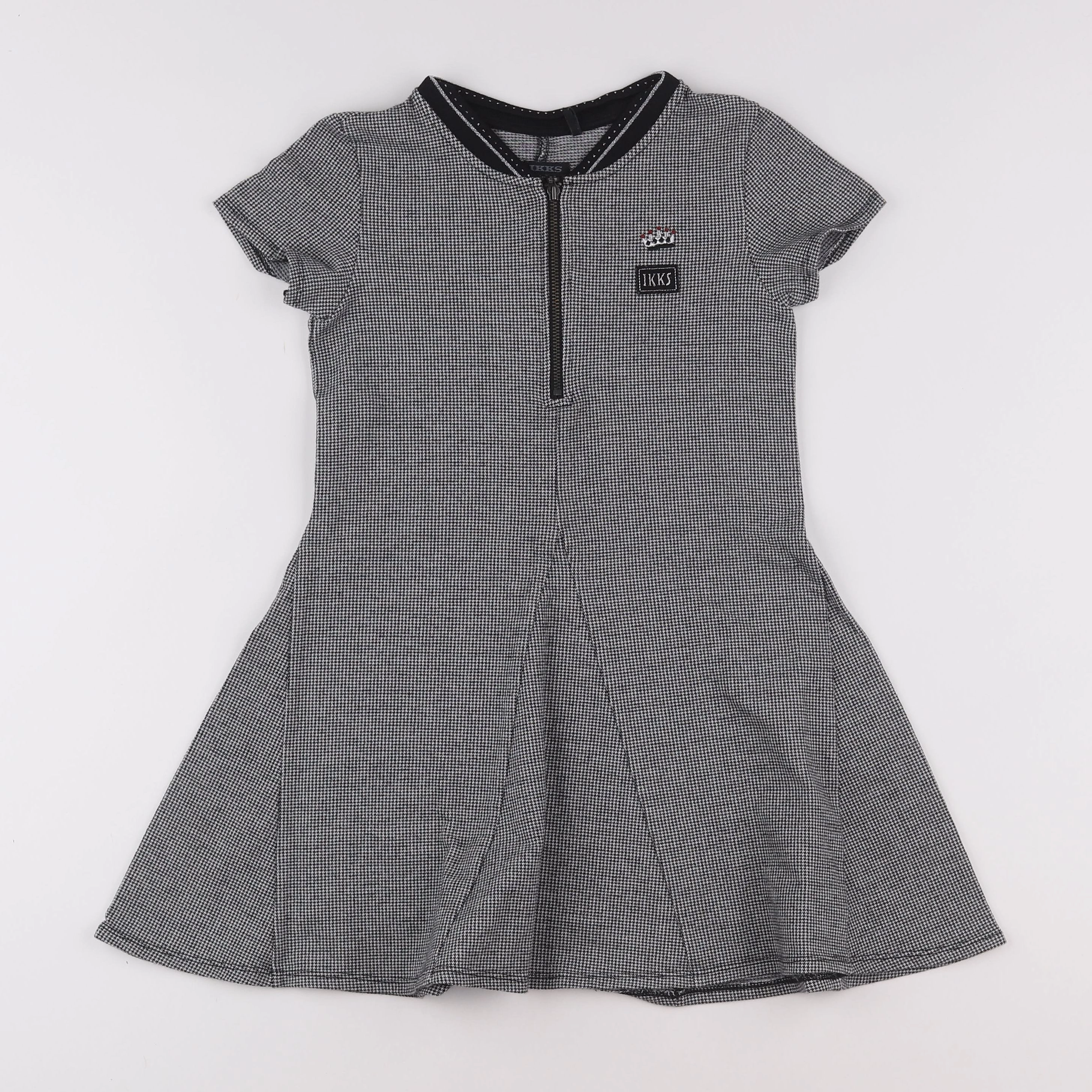 IKKS - robe gris - 8 ans