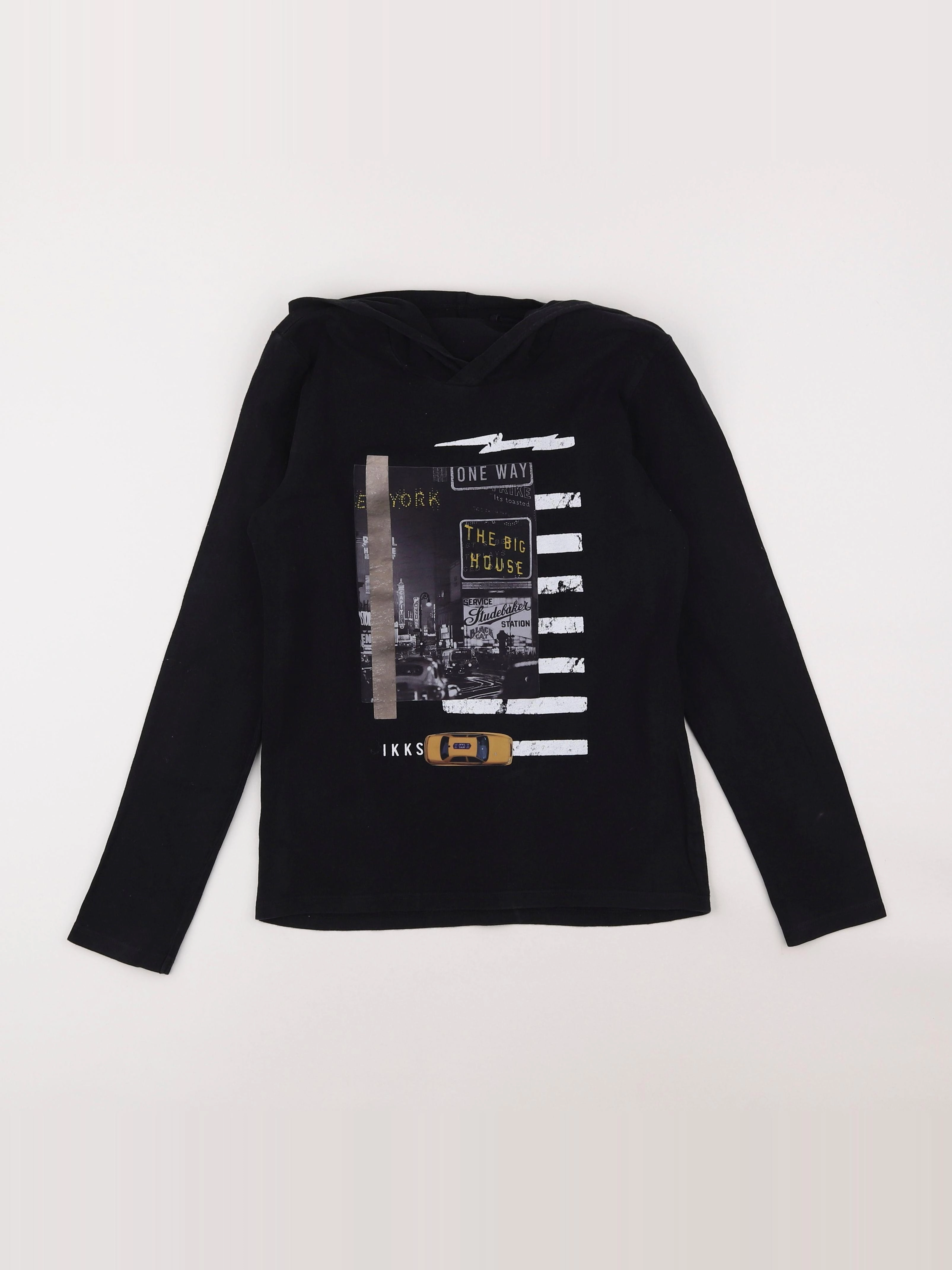 IKKS - tee-shirt noir - 12 ans