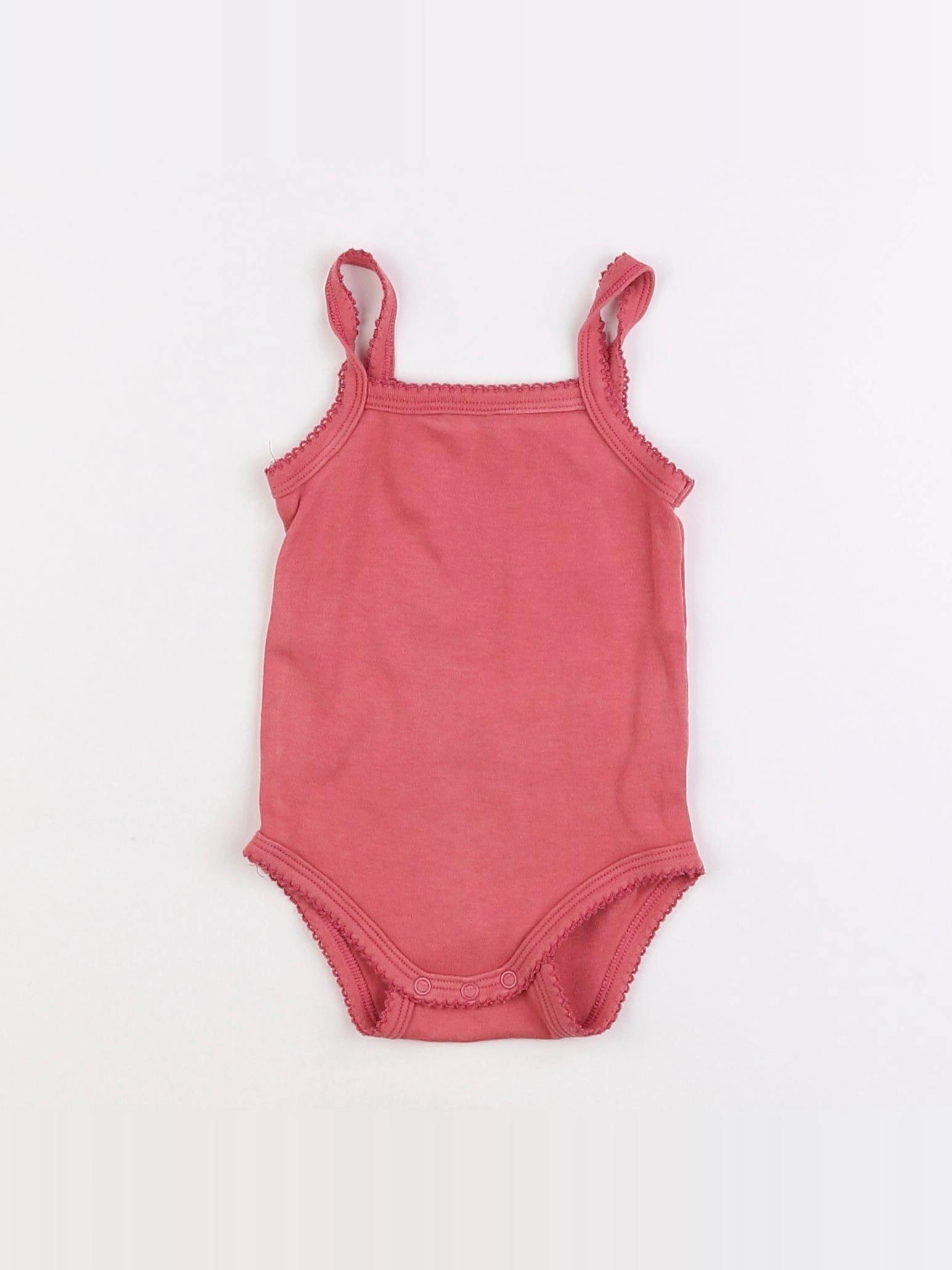 Vertbaudet - body rose - 6 mois