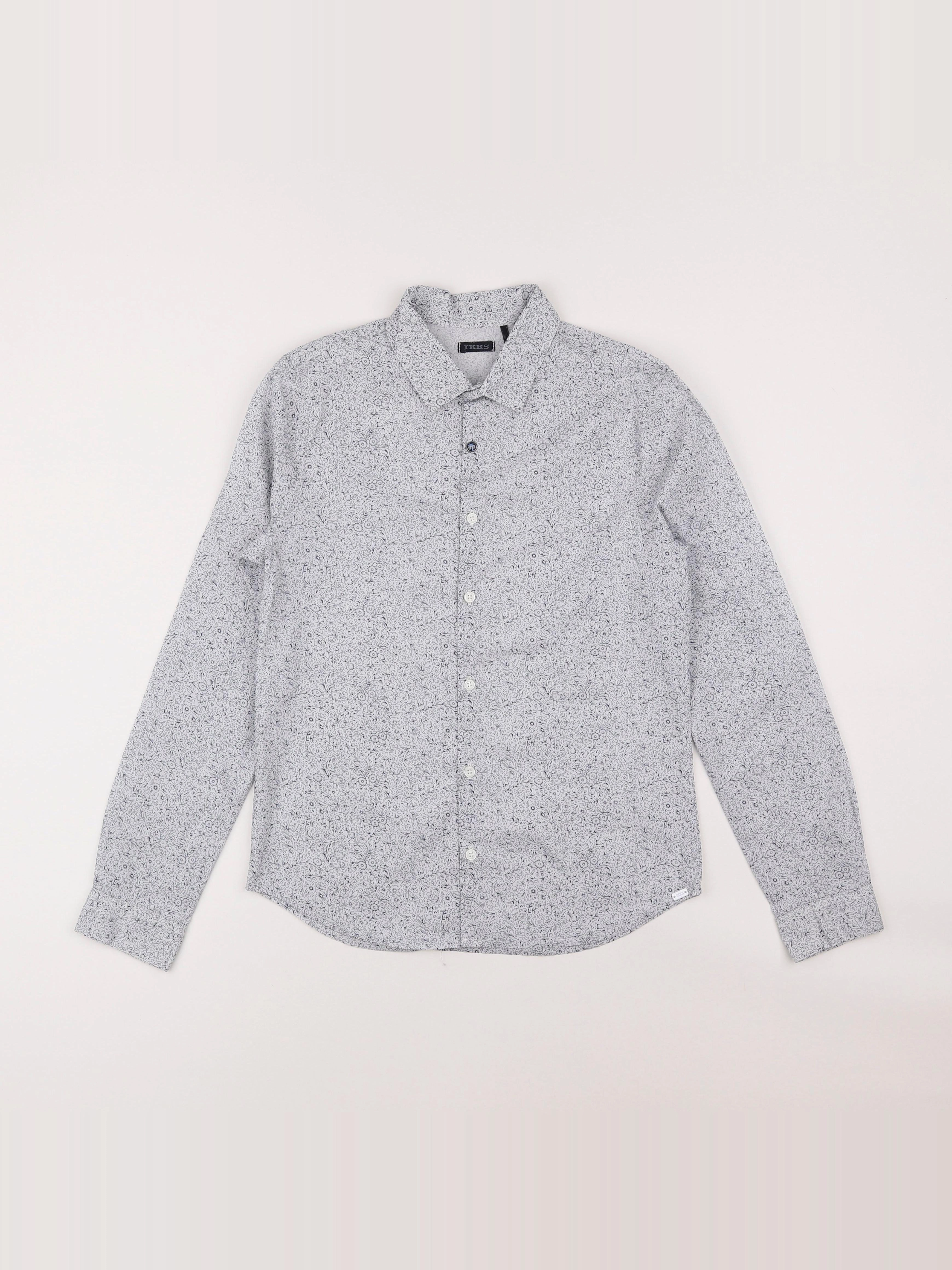 IKKS - chemise blanc, bleu - 12 ans