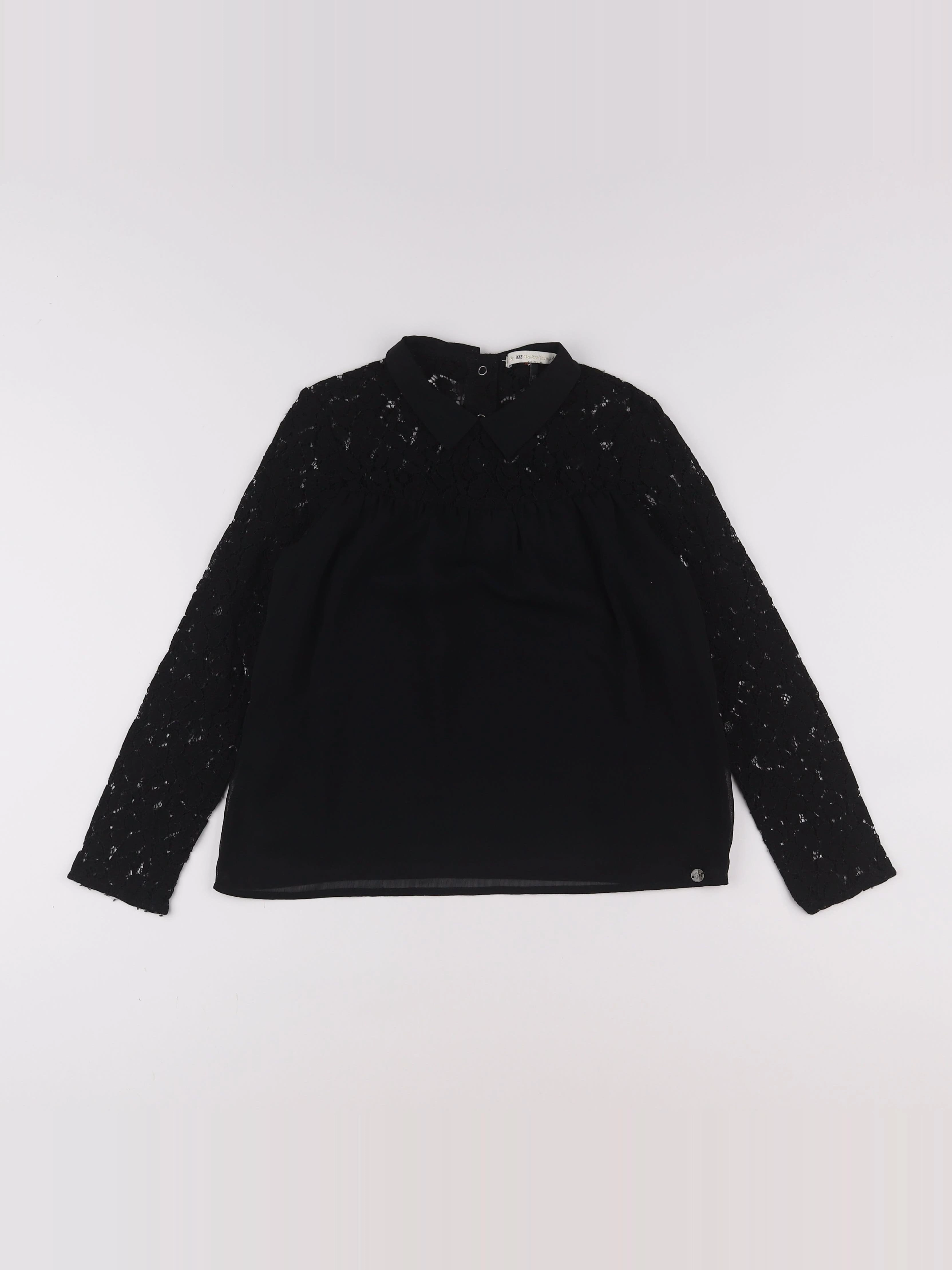 IKKS - blouse noir - 10 ans