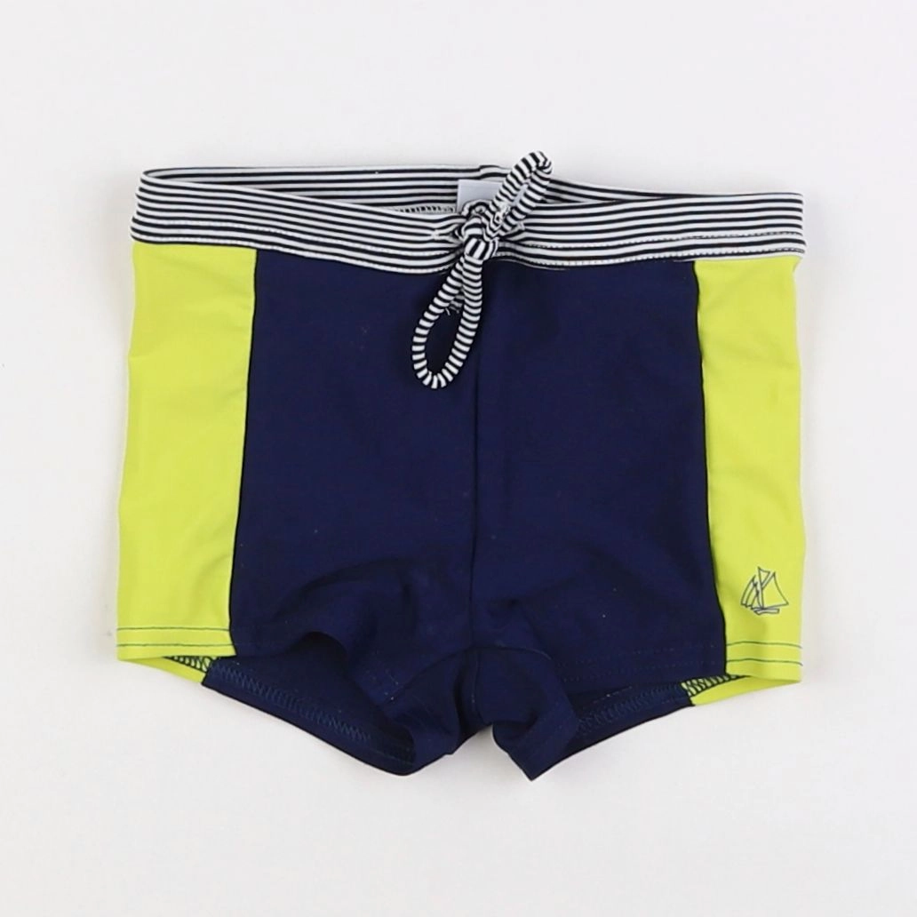 Petit Bateau - maillot de bain bleu, jaune - 18 mois