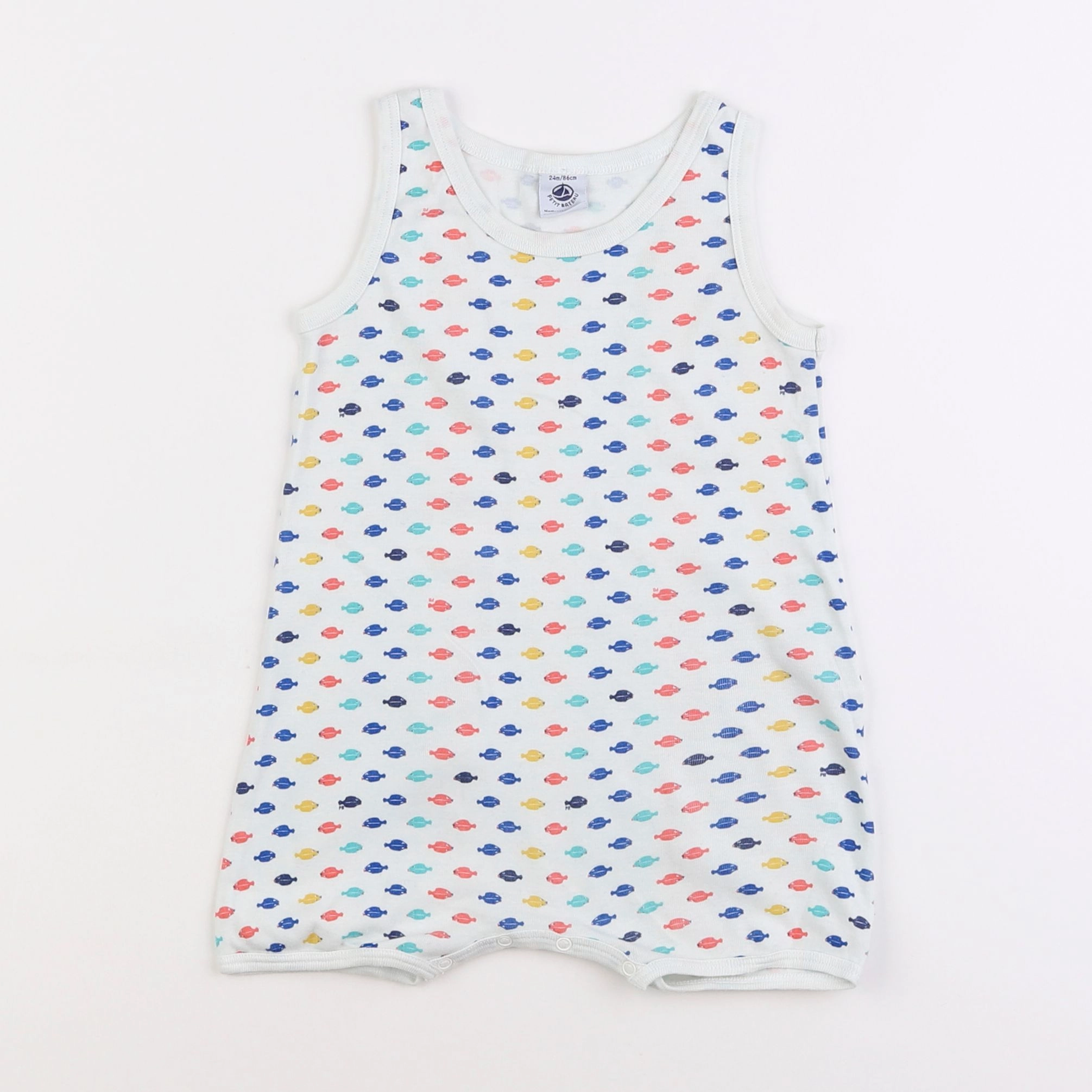 Petit Bateau - pyjama coton multicolore - 2 ans