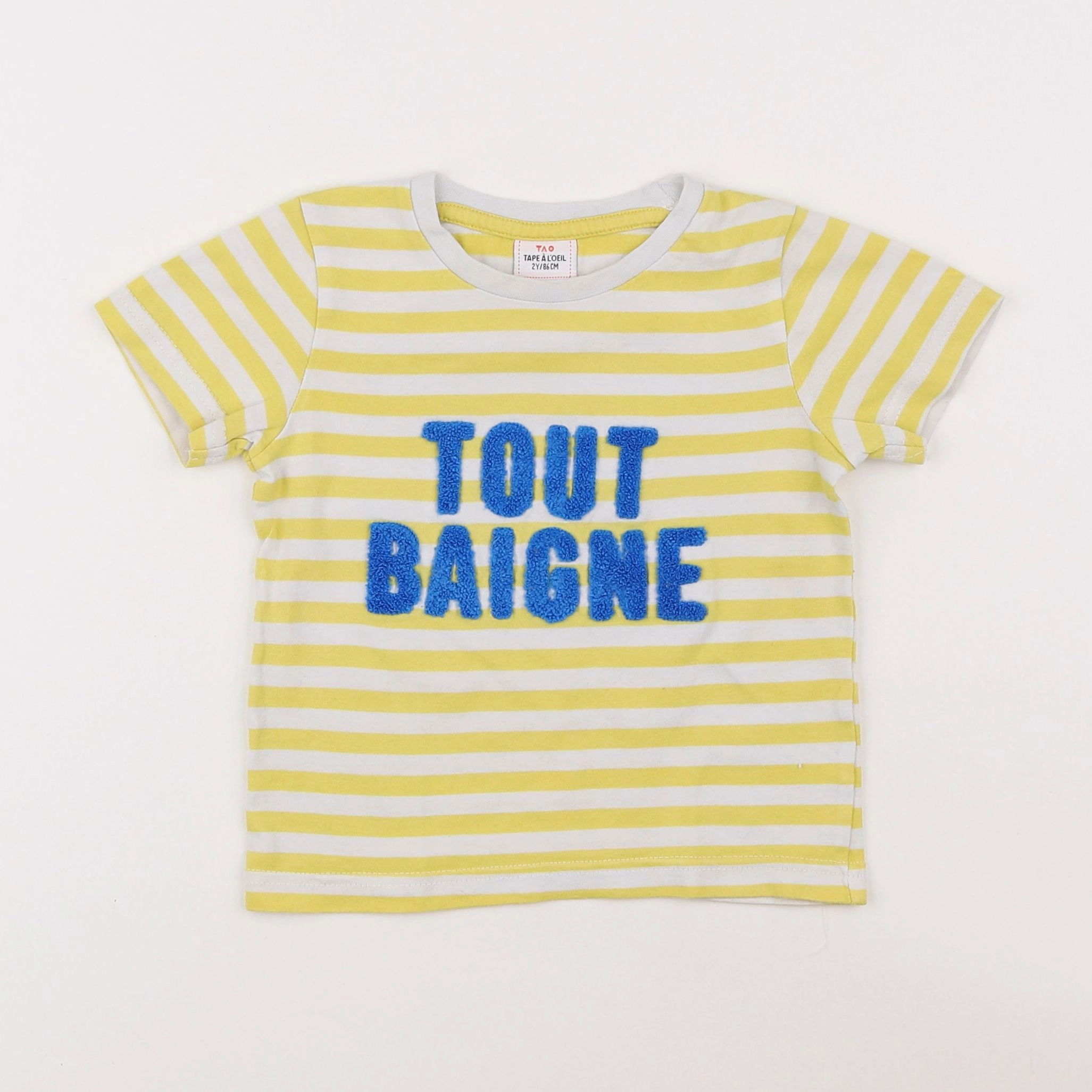 Tape à l'oeil - tee-shirt jaune - 2 ans