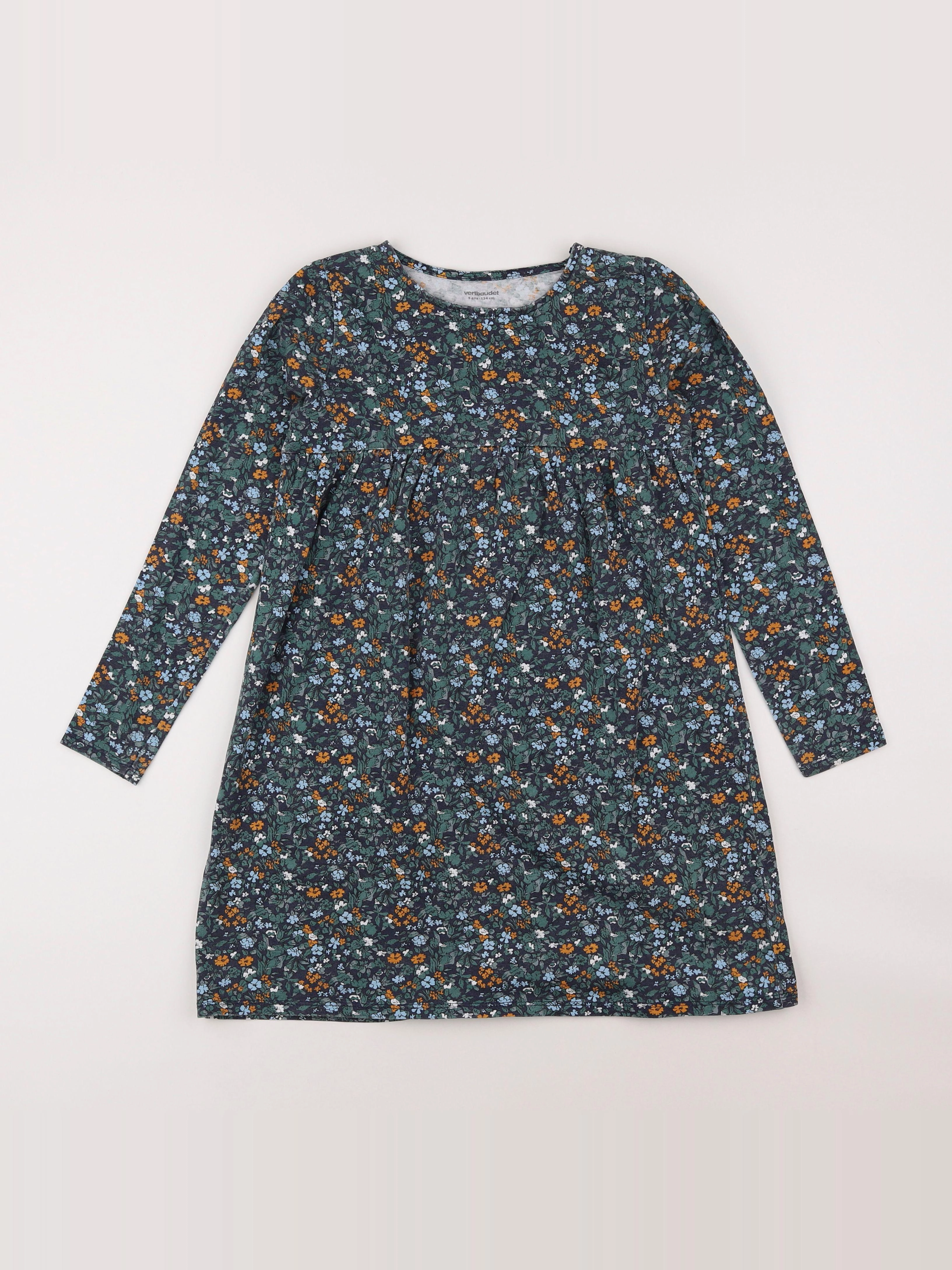 Vertbaudet - robe bleu - 9 ans