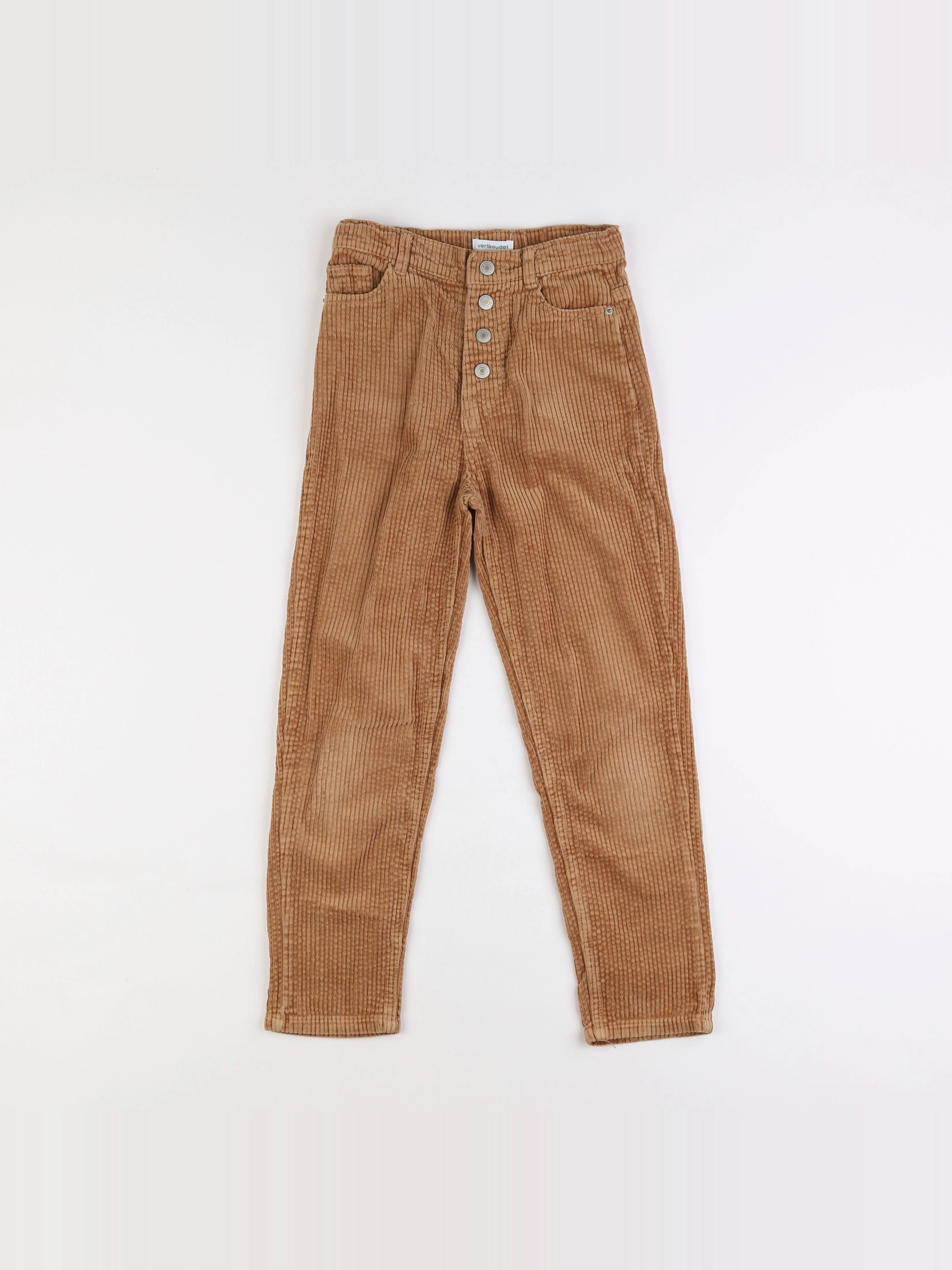 Vertbaudet - pantalon marron - 9 ans
