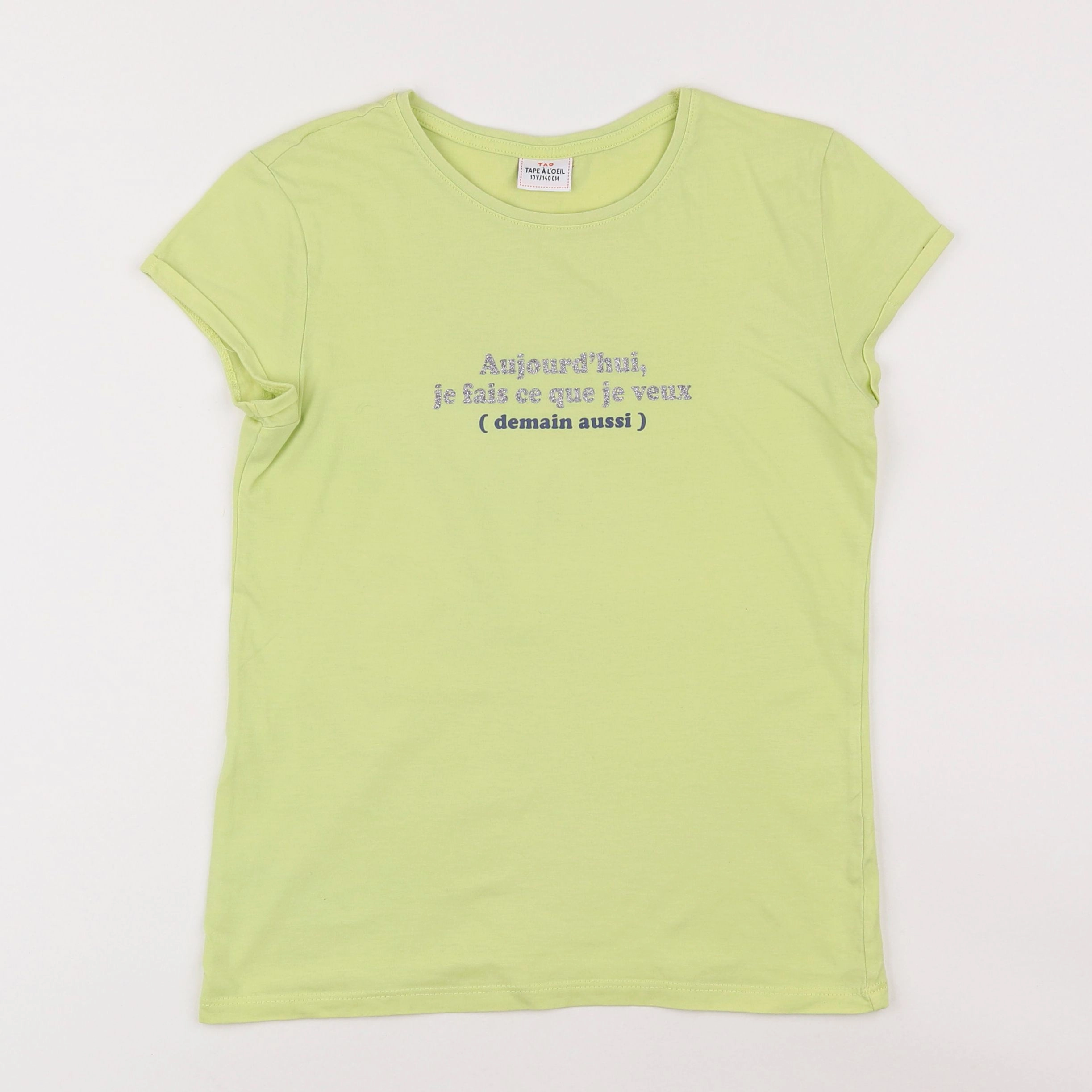 Tape à l'oeil - tee-shirt jaune - 10 ans