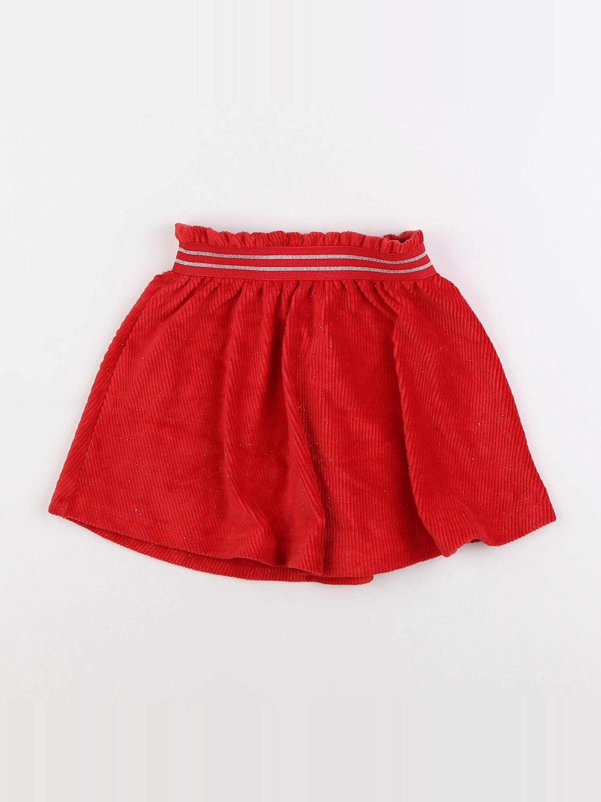 Vertbaudet - jupe rouge - 5 ans