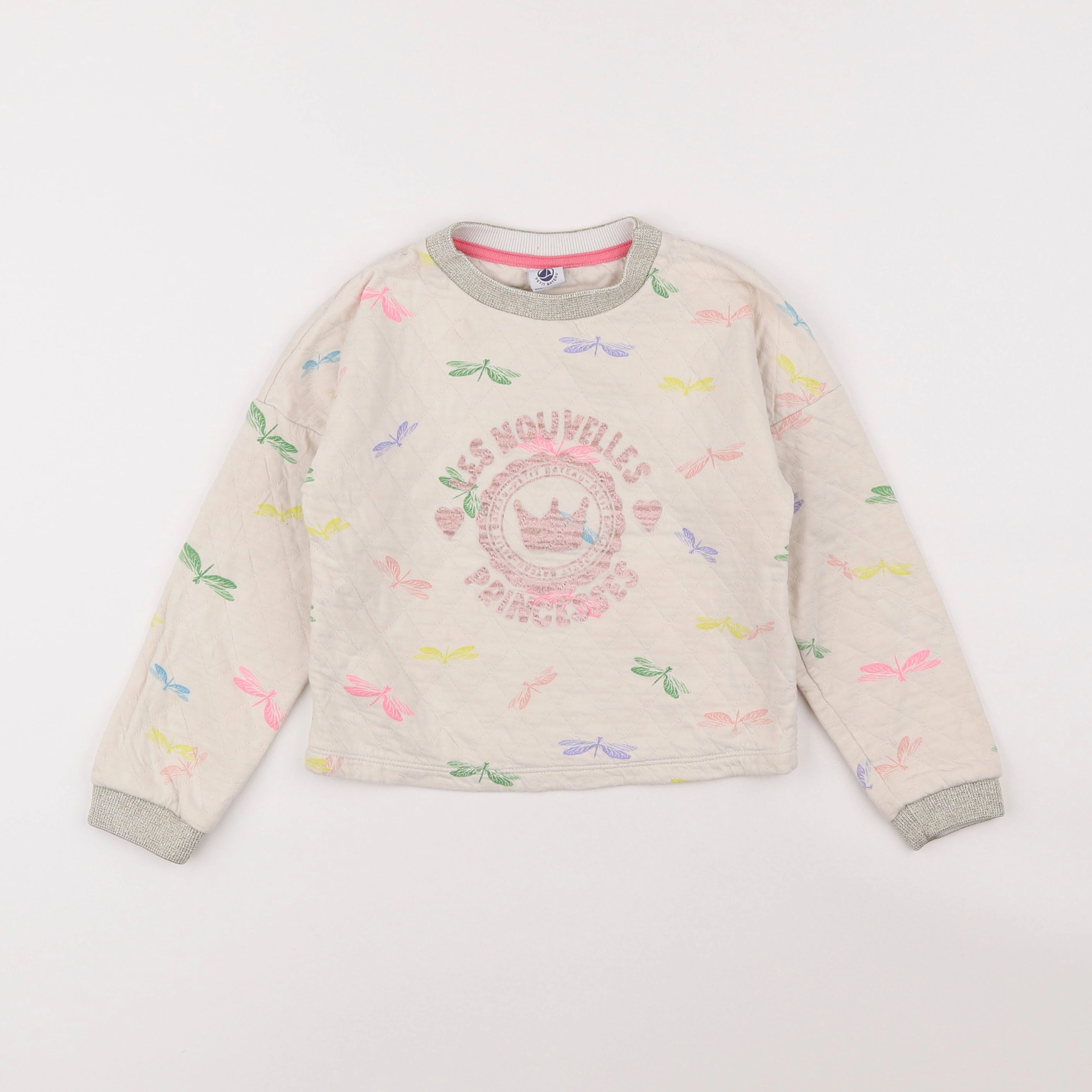 Petit Bateau - sweat beige - 5 ans