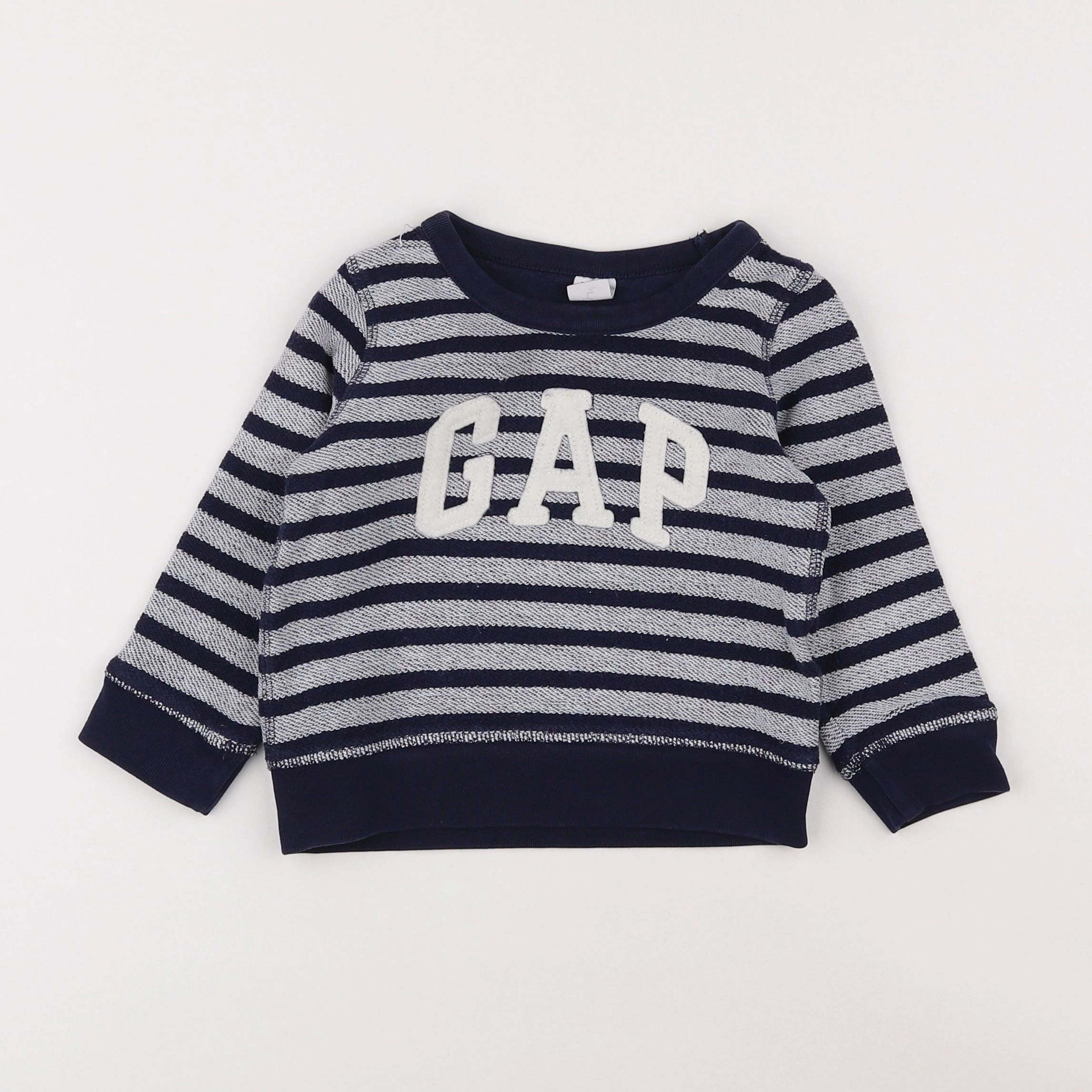 GAP - sweat bleu - 18 mois à 2 ans