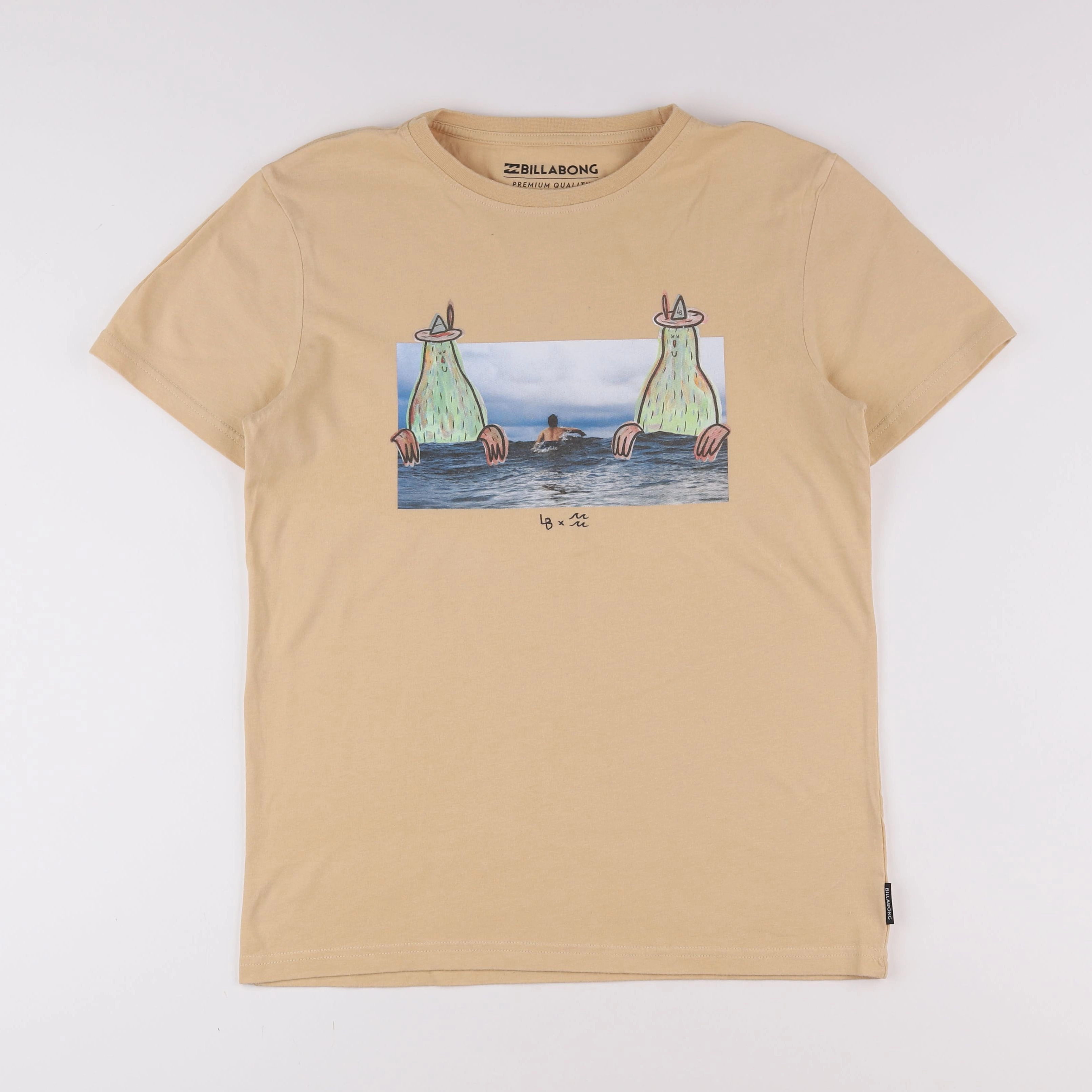 Billabong - tee-shirt jaune - 16 ans