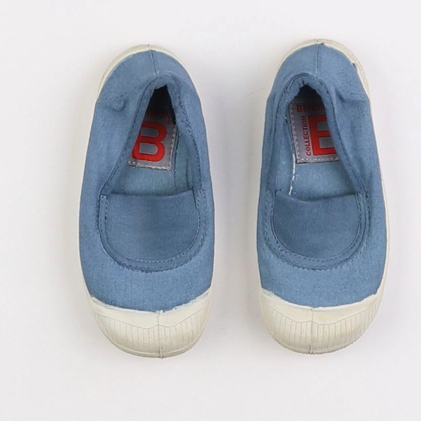 Bensimon - tennis élastiqué bleu - pointure 24