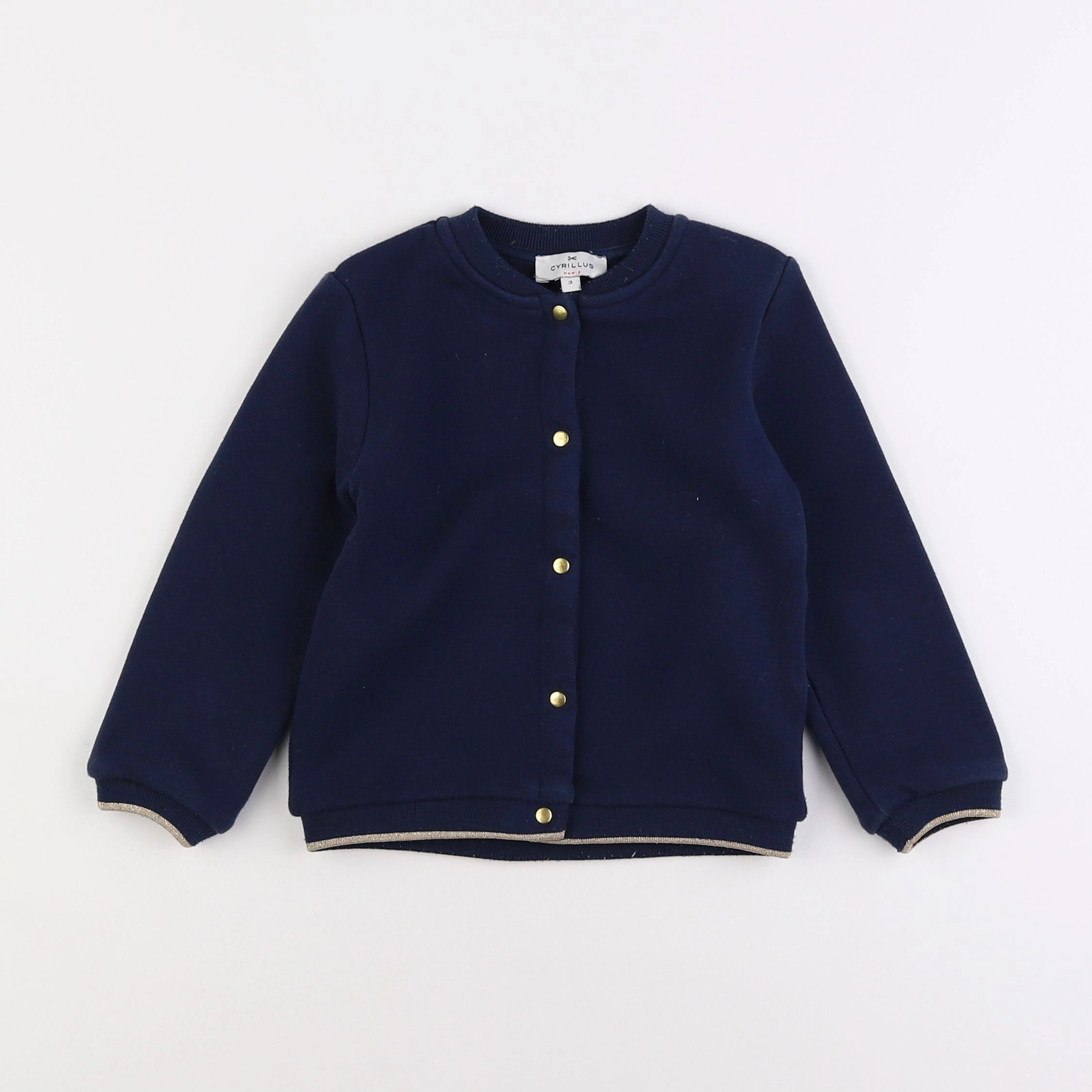 Cyrillus - sweat bleu - 3 ans