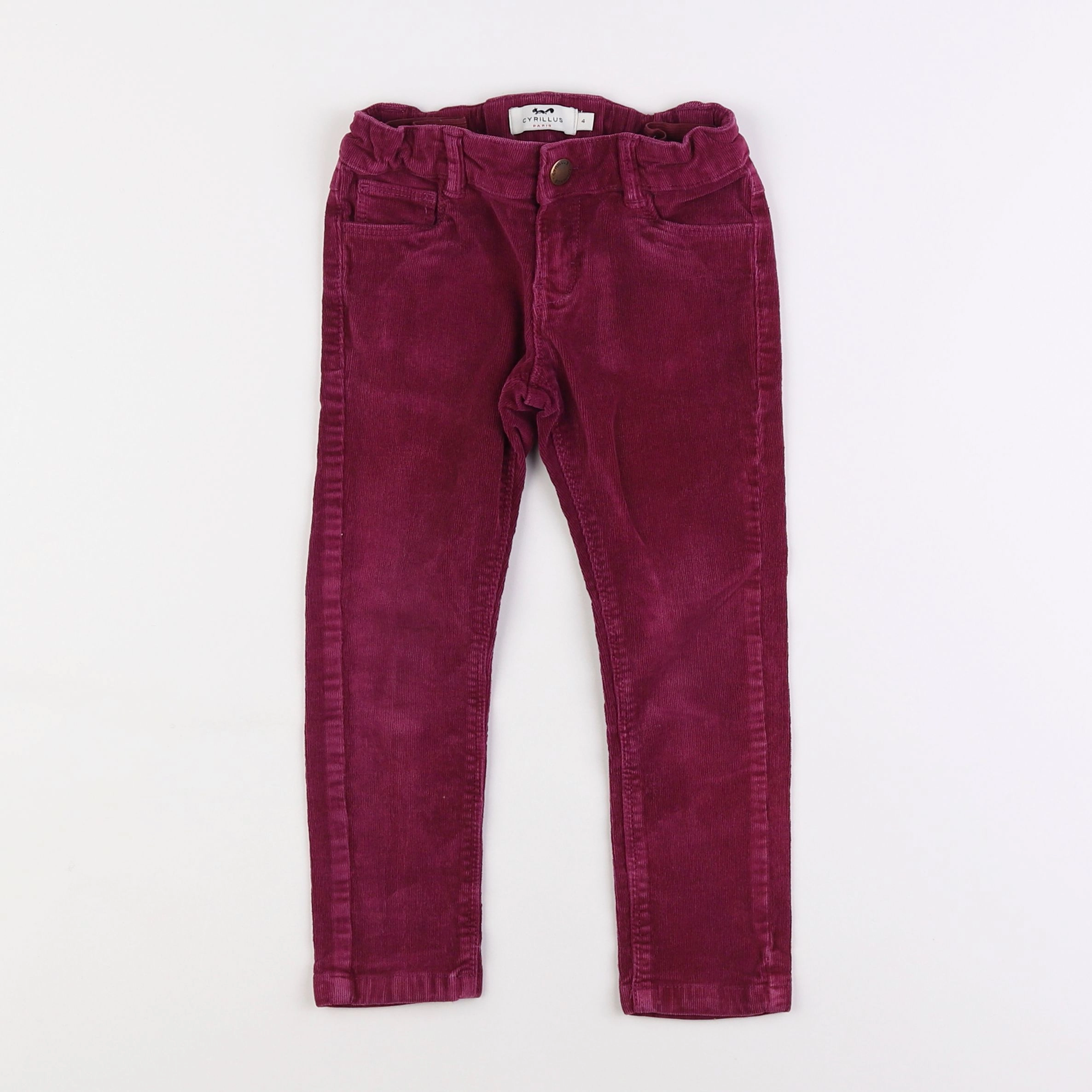 Cyrillus - pantalon rose - 4 ans