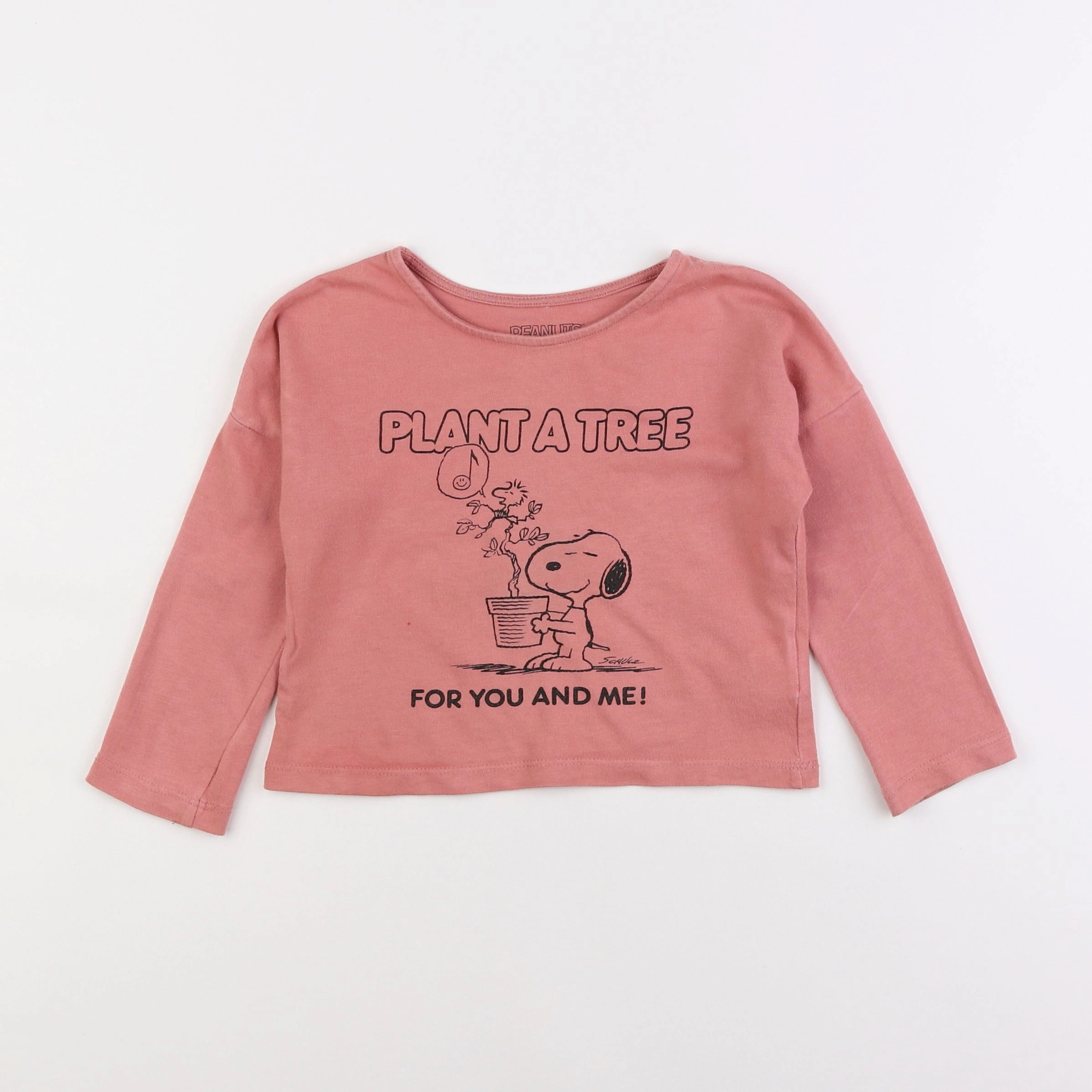 Cyrillus - tee-shirt rose - 4 ans