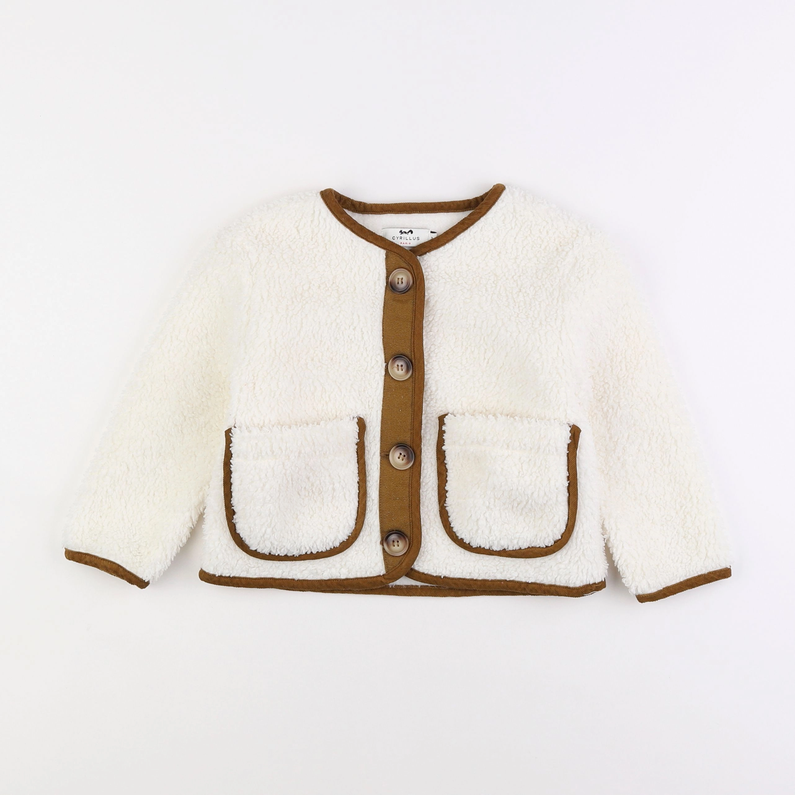 Cyrillus - veste beige - 3 ans