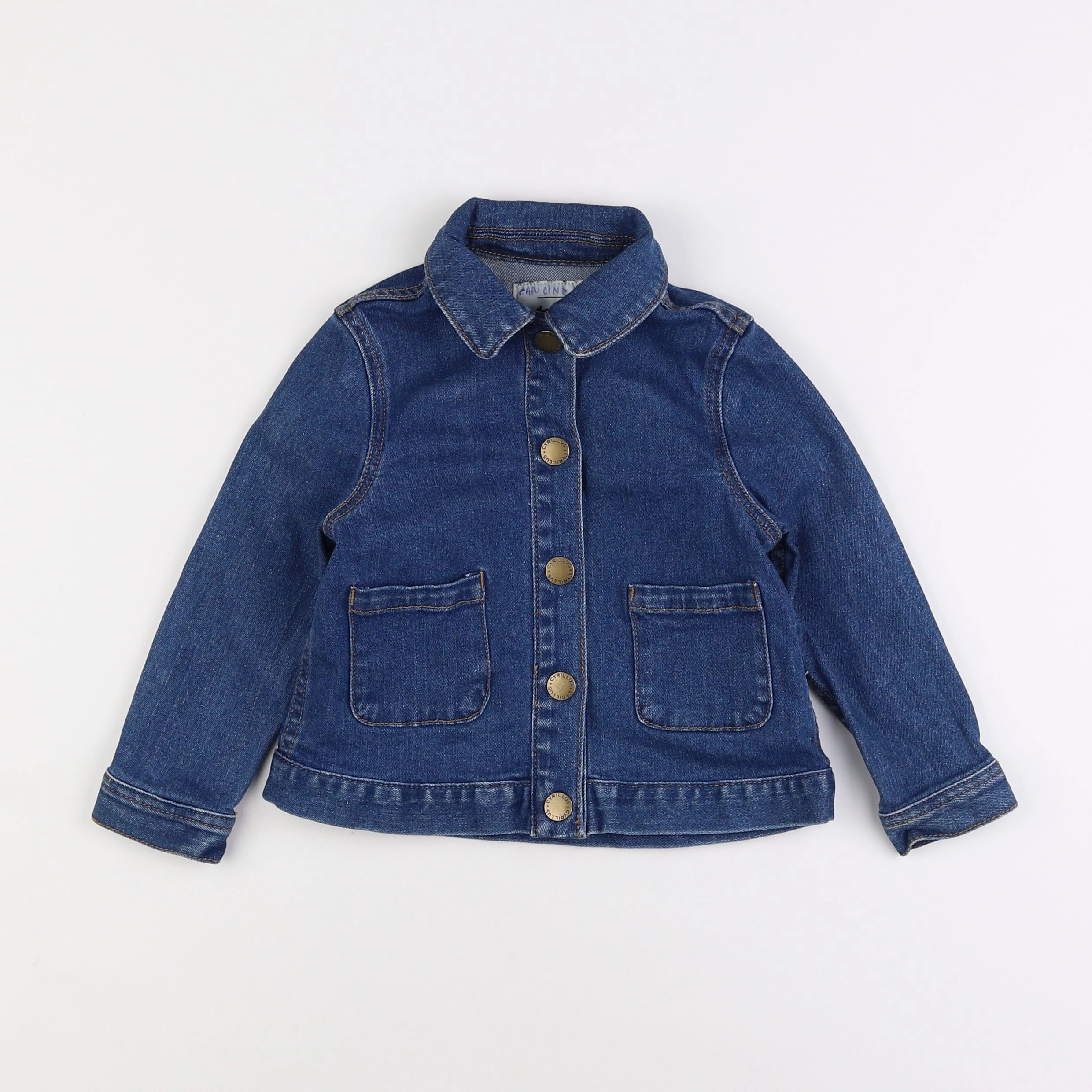 Cyrillus - veste bleu - 3 ans