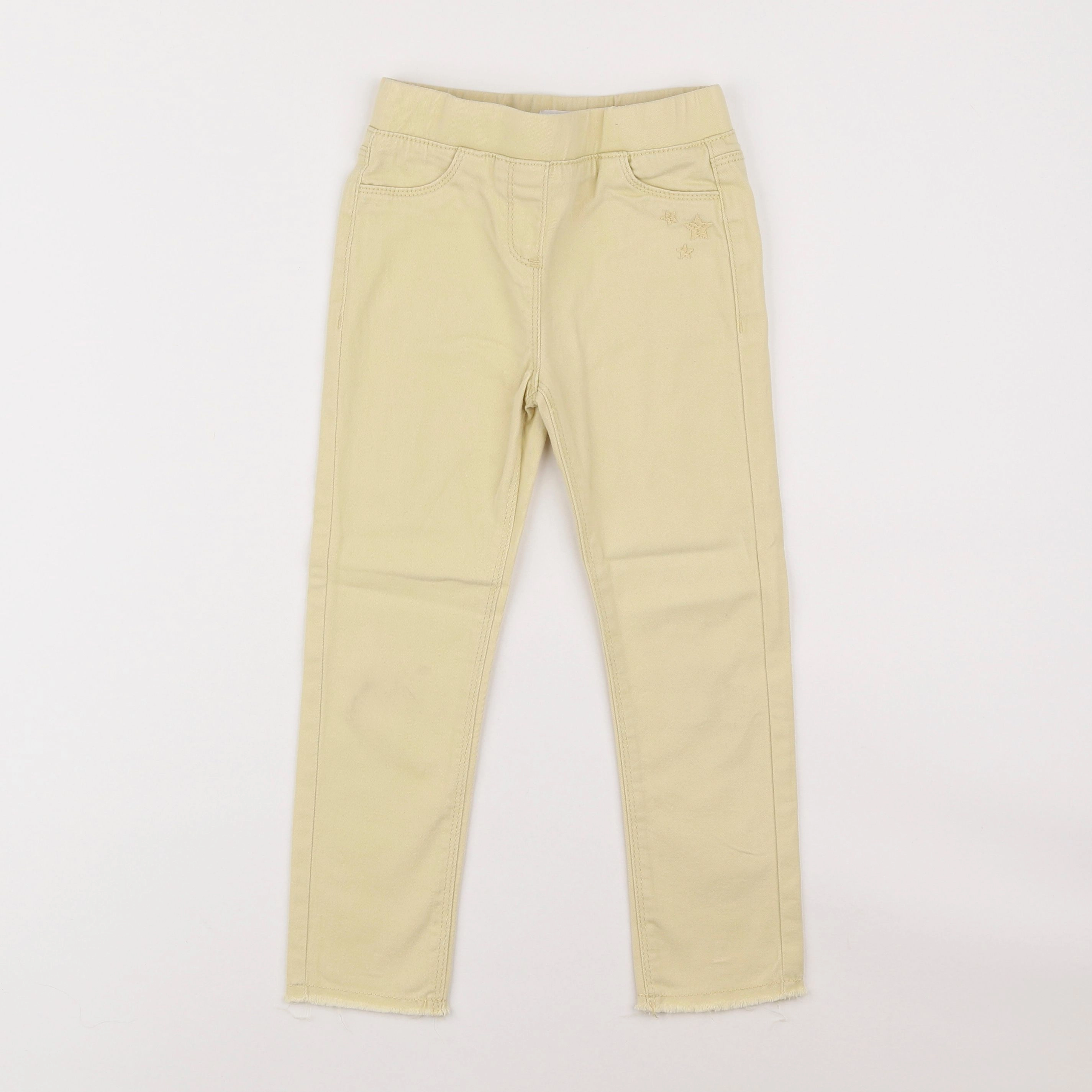 Vertbaudet - jegging jaune - 5 ans