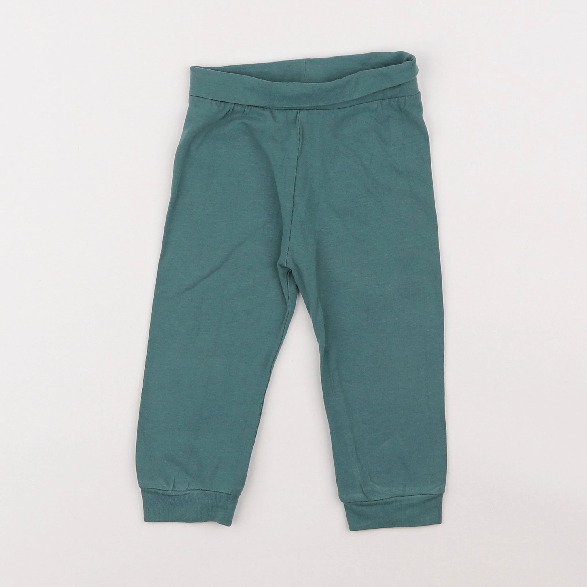 Vertbaudet - pantalon vert - 18 mois