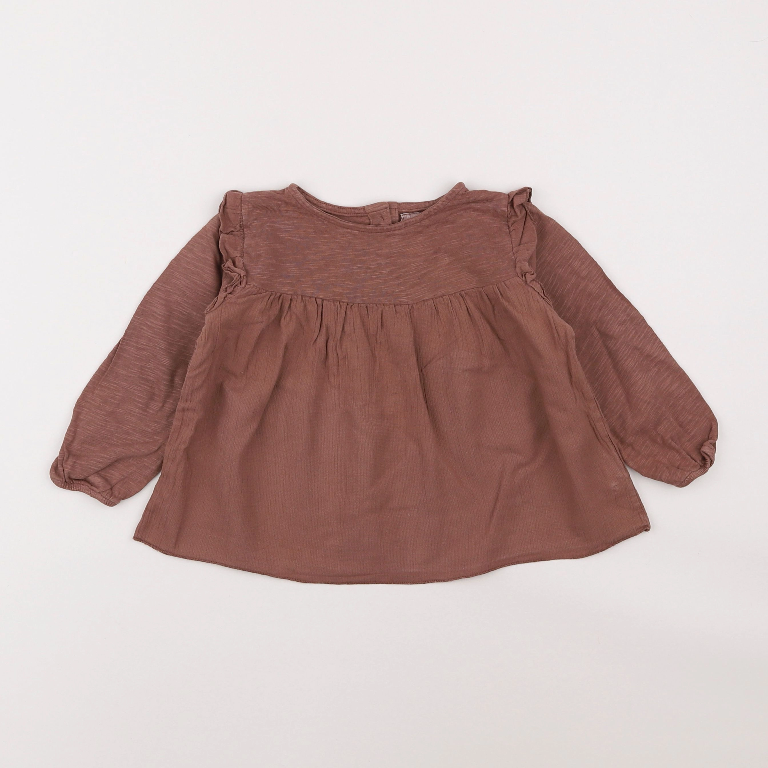 Play Up - tee-shirt marron - 18 mois