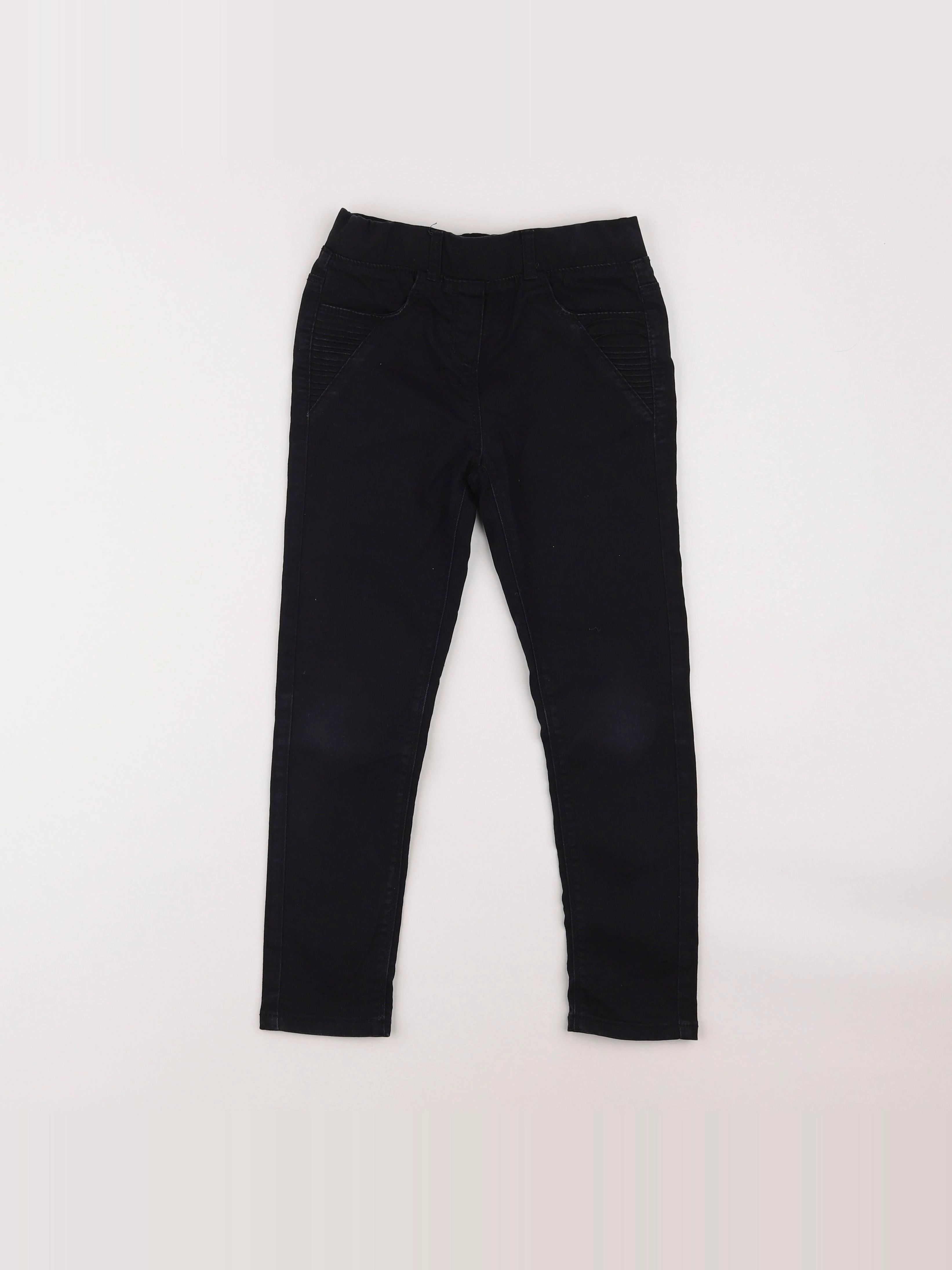 Vertbaudet - jegging noir - 8 ans